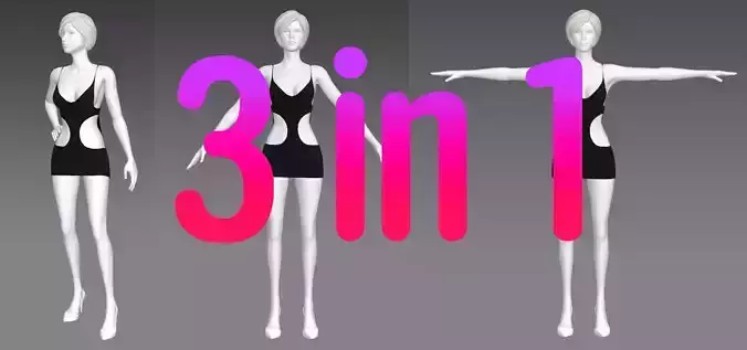 Woman Clothing 3 in 1 set37