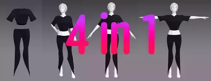 Woman Clothing 4 in 1 set38