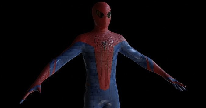The Amazing Spider-Man Low-poly 3D model