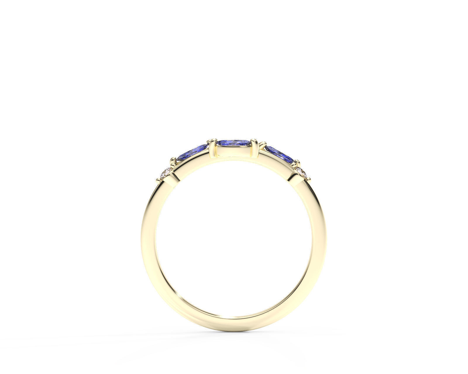 WEDDING RING STACK MY025 3D print model_3