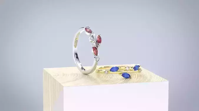 WEDDING RING STACK MY025