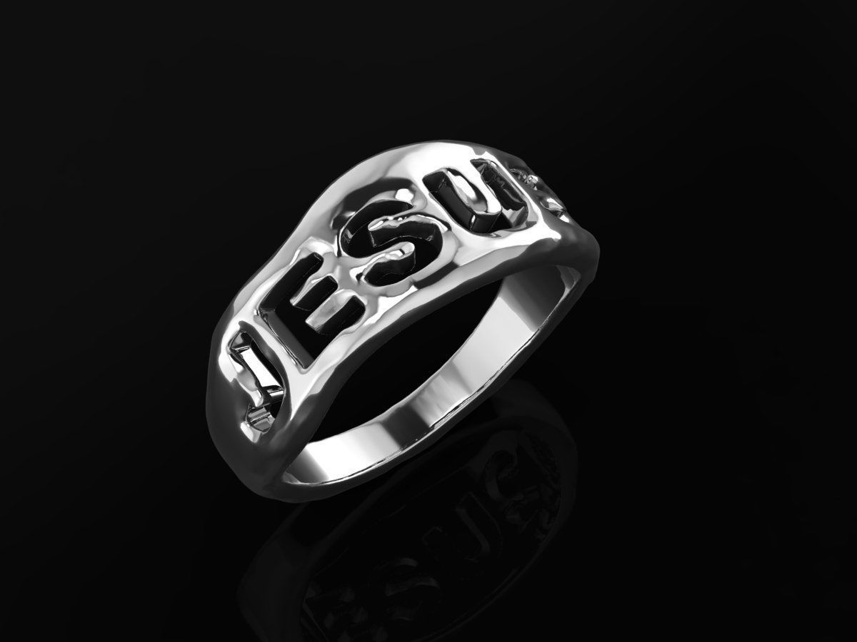 JESUS RING 3D print model_1