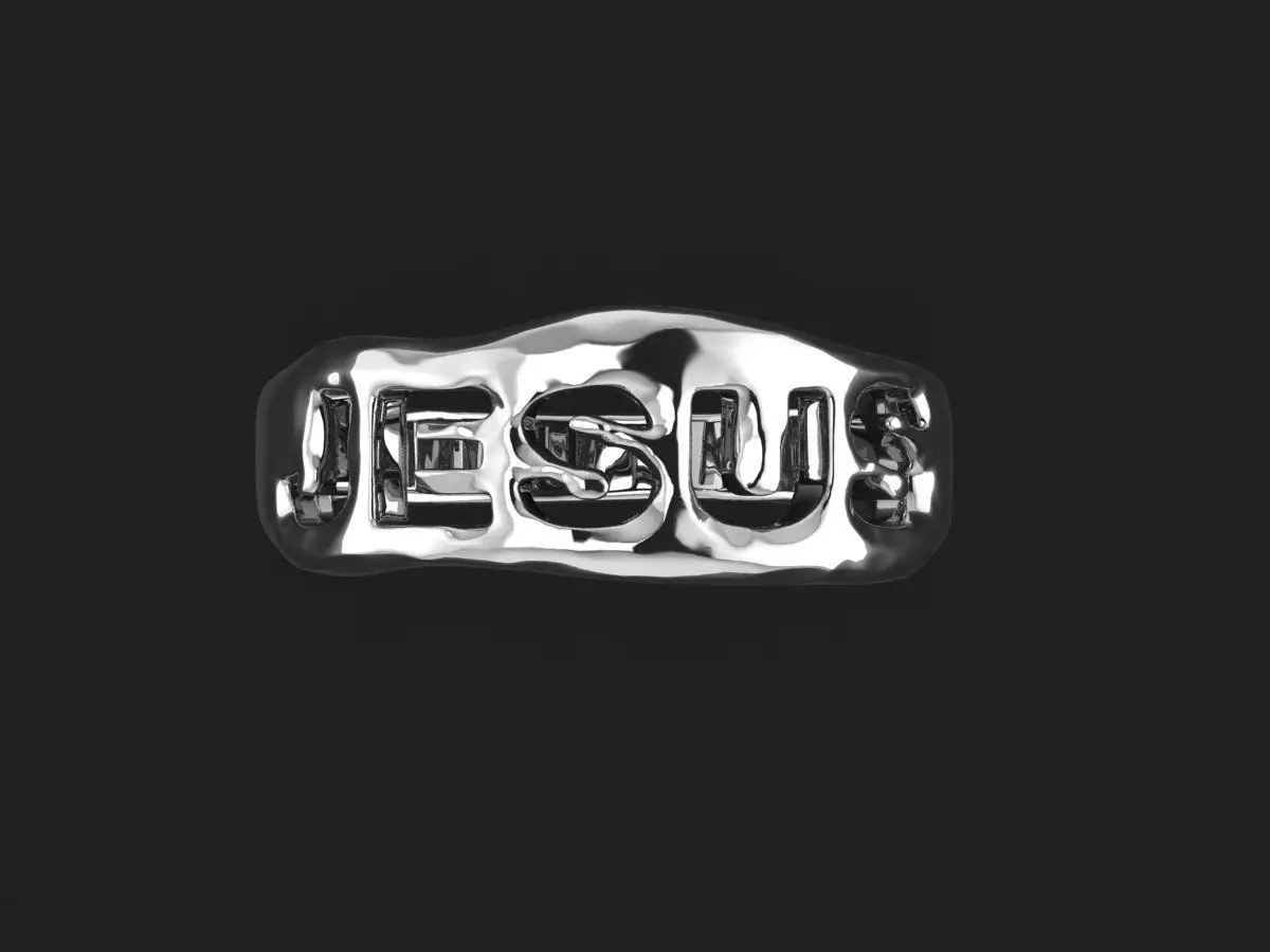 JESUS RING 3D print model_0