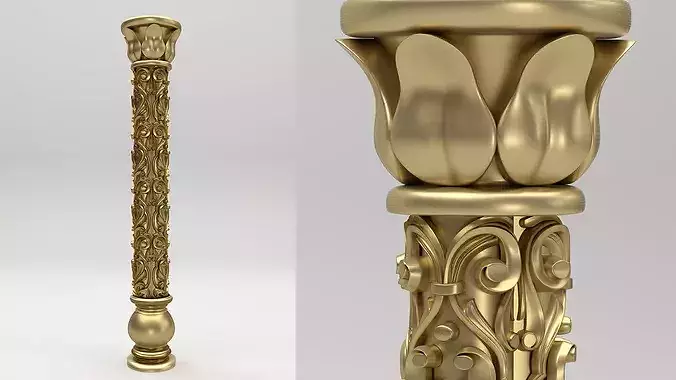 Carved Column