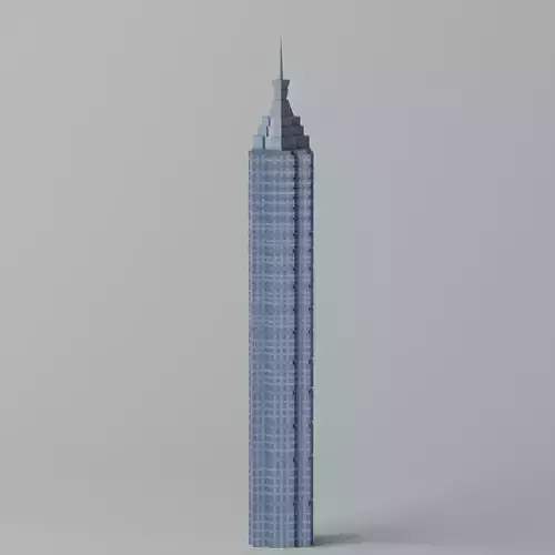 Cartoon Shanghai Jin Mao Tower 2