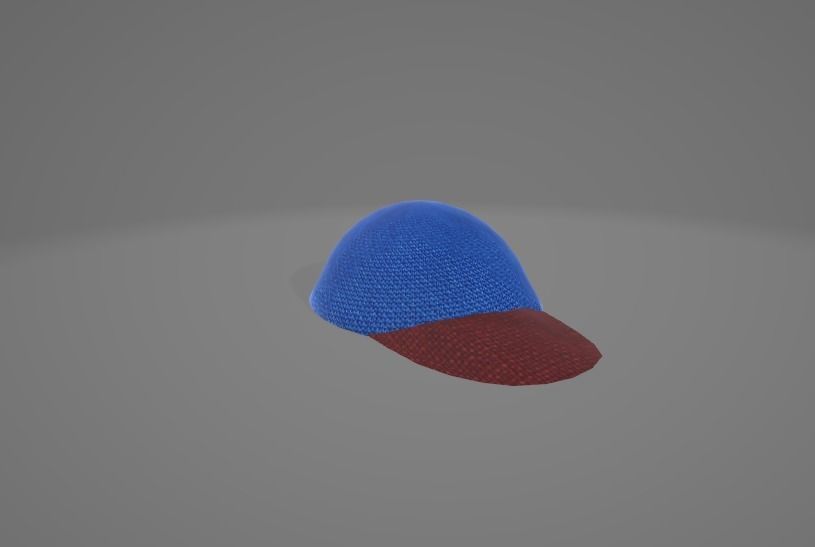 realistic cap 3d model knitted baseball 3D model_6