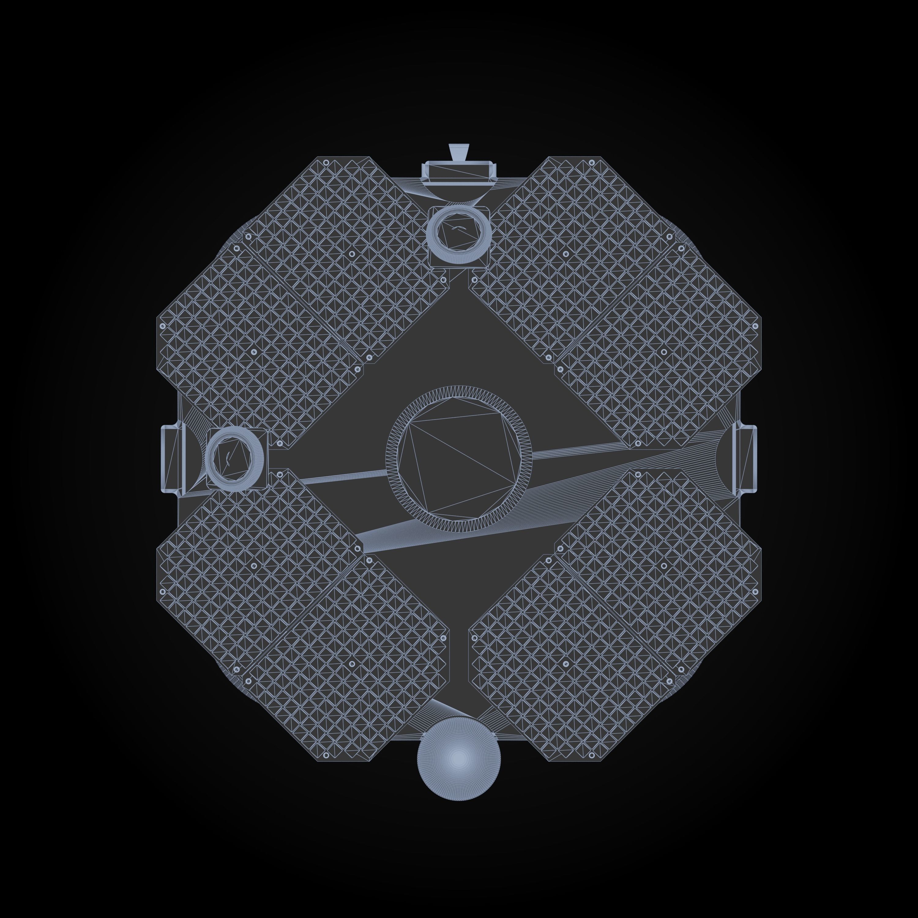 Lunar Photon spacecraft 3D model_10