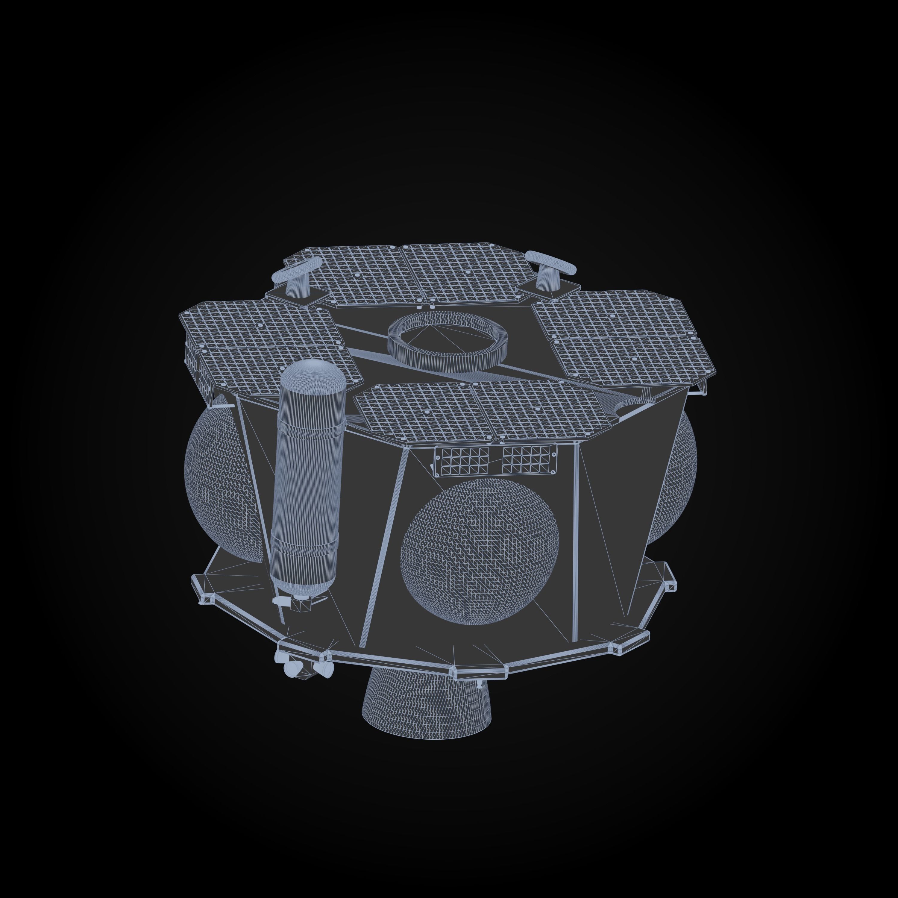 Lunar Photon spacecraft 3D model_6