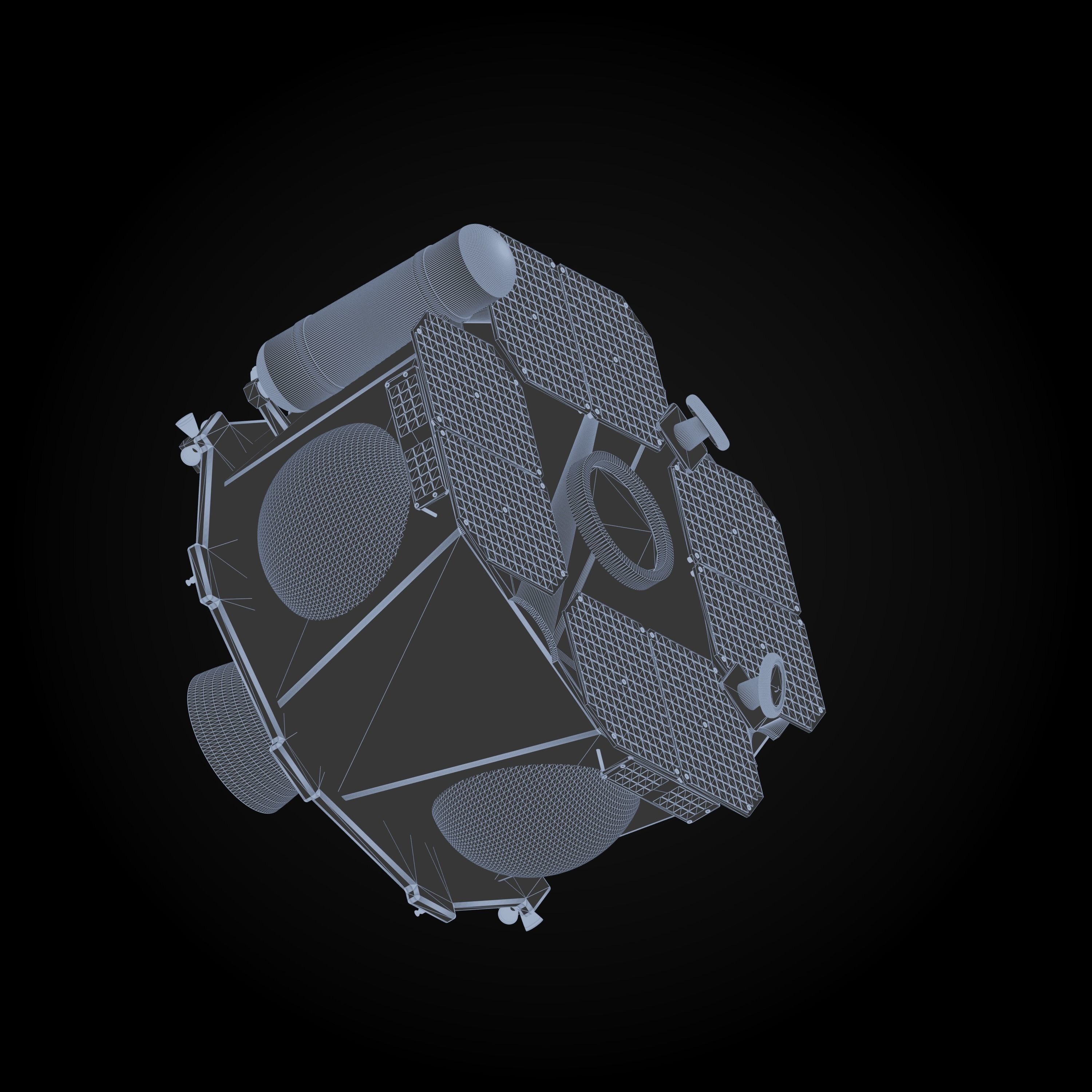 Lunar Photon spacecraft 3D model_11