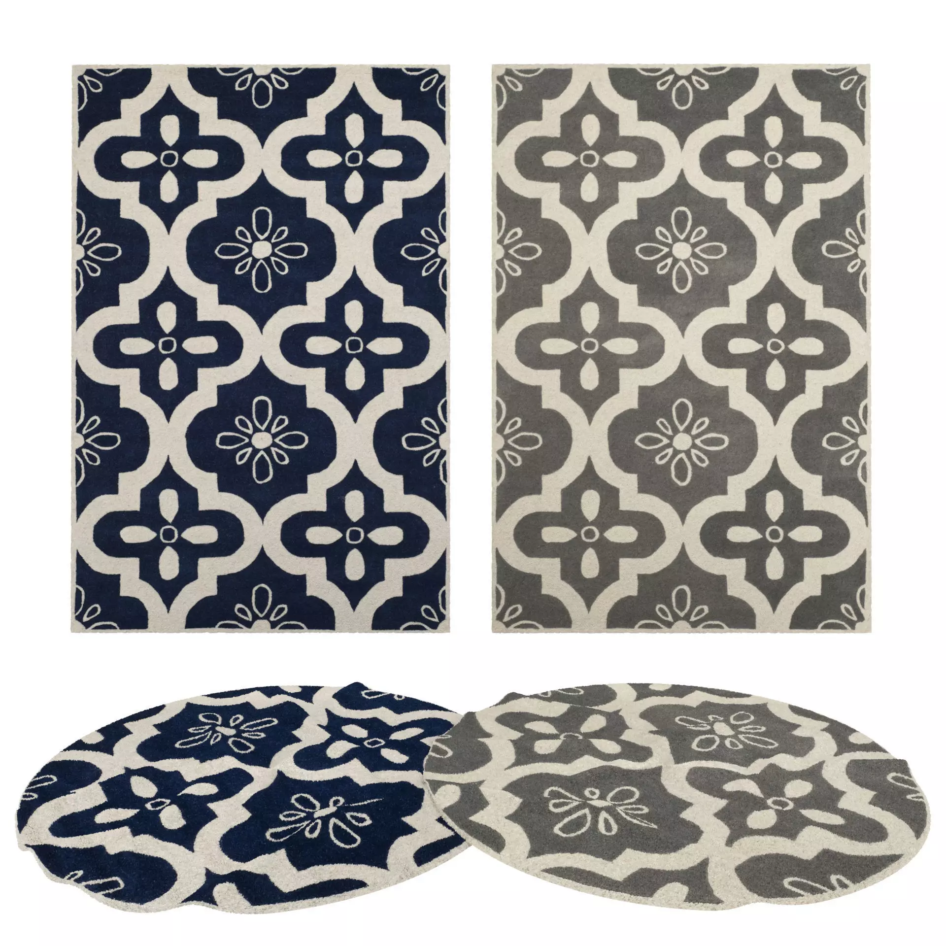 Rugs No 281 Low-poly 3D model_0