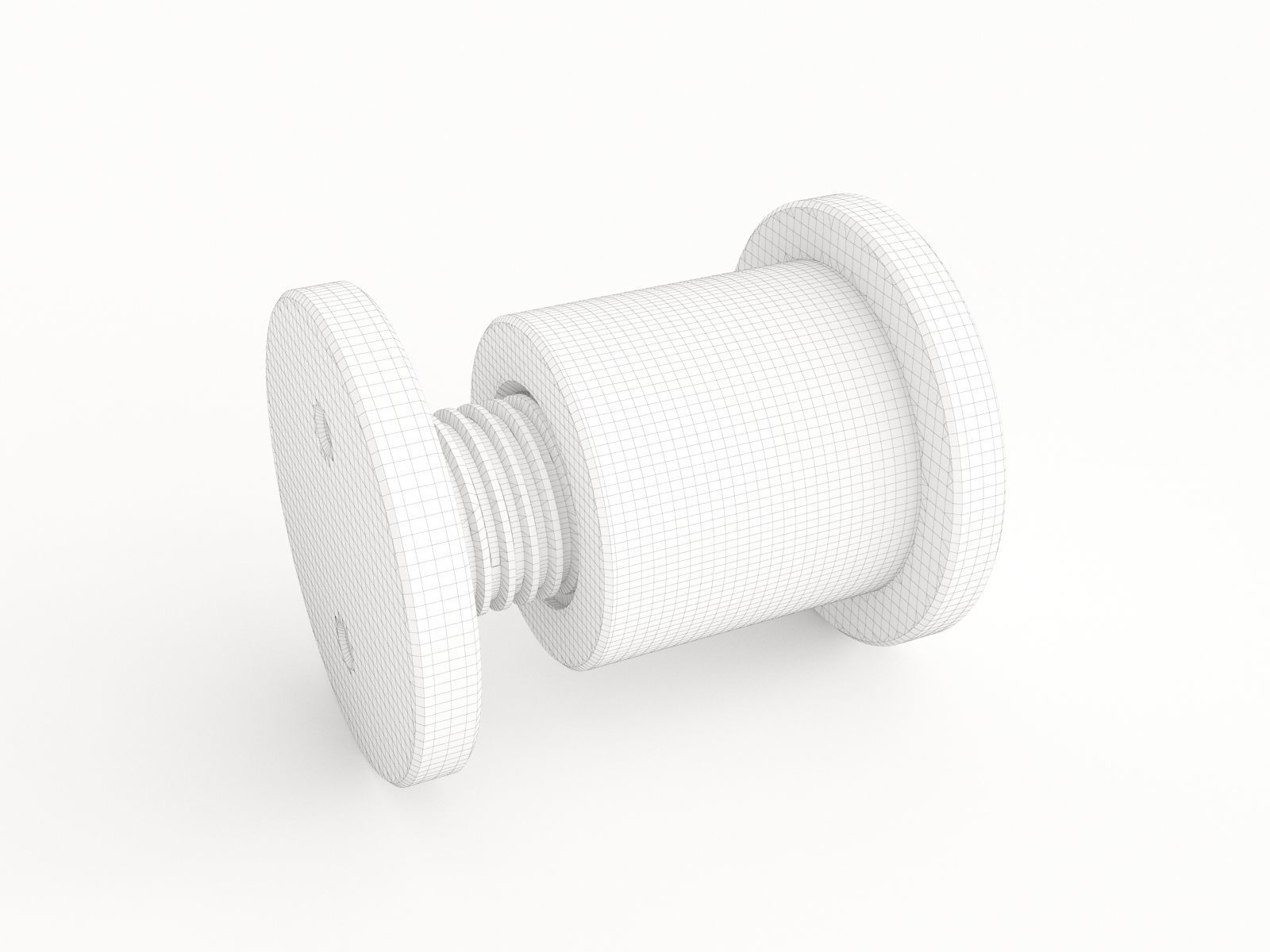 Screw 23 3D model_1