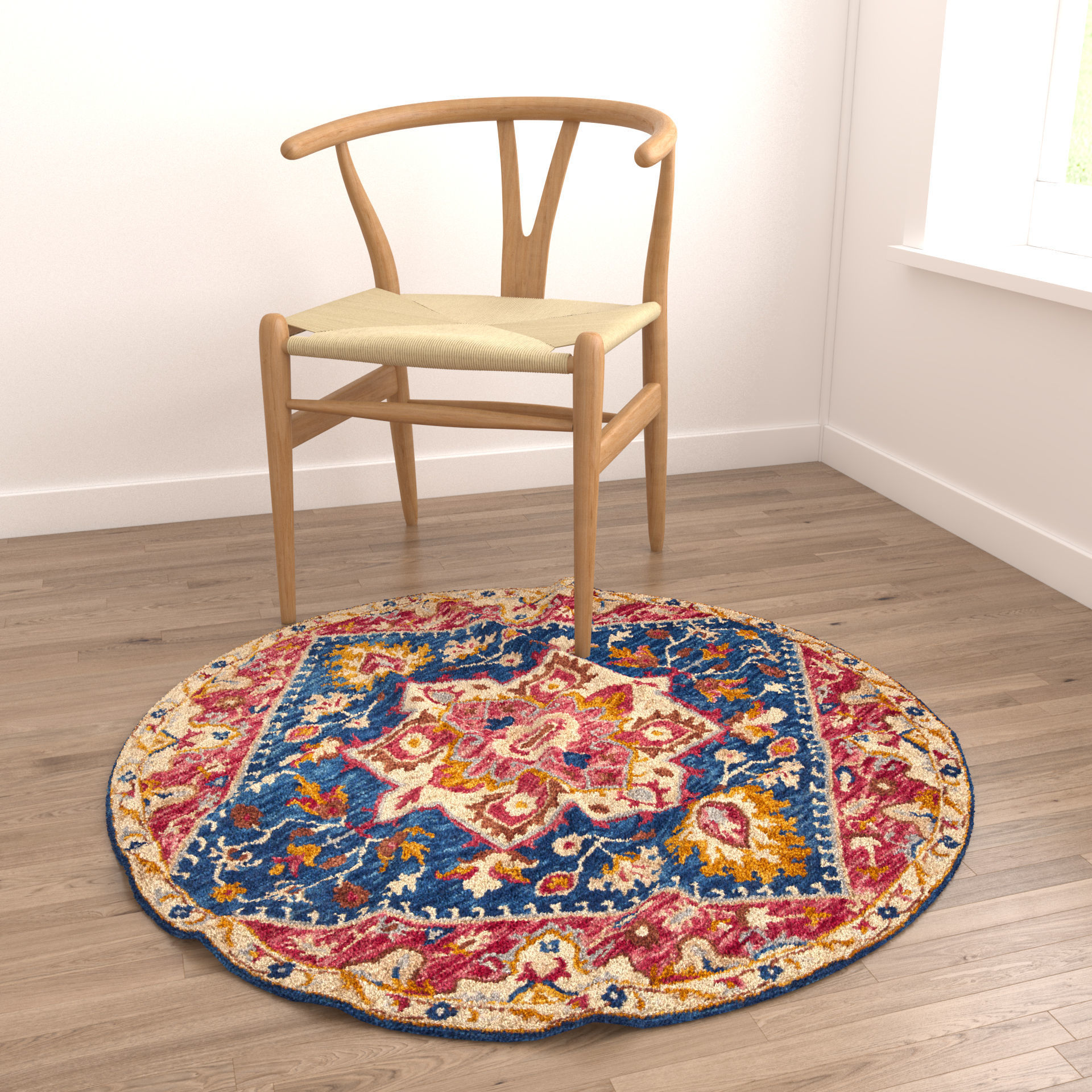 Rugs No 282 Low-poly 3D model_3