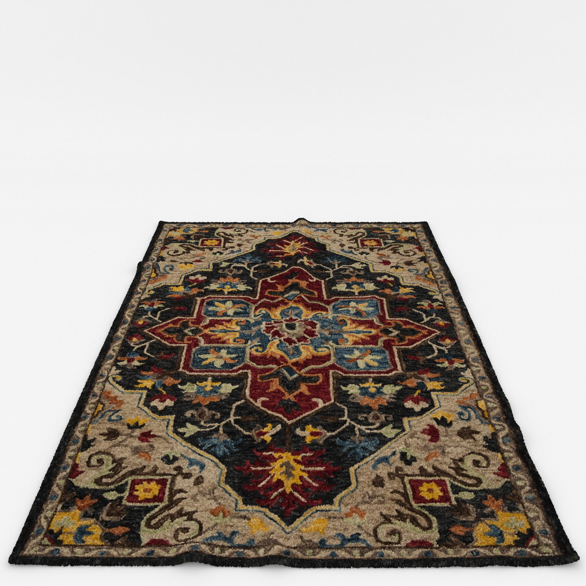 Rugs No 282 Low-poly 3D model_9