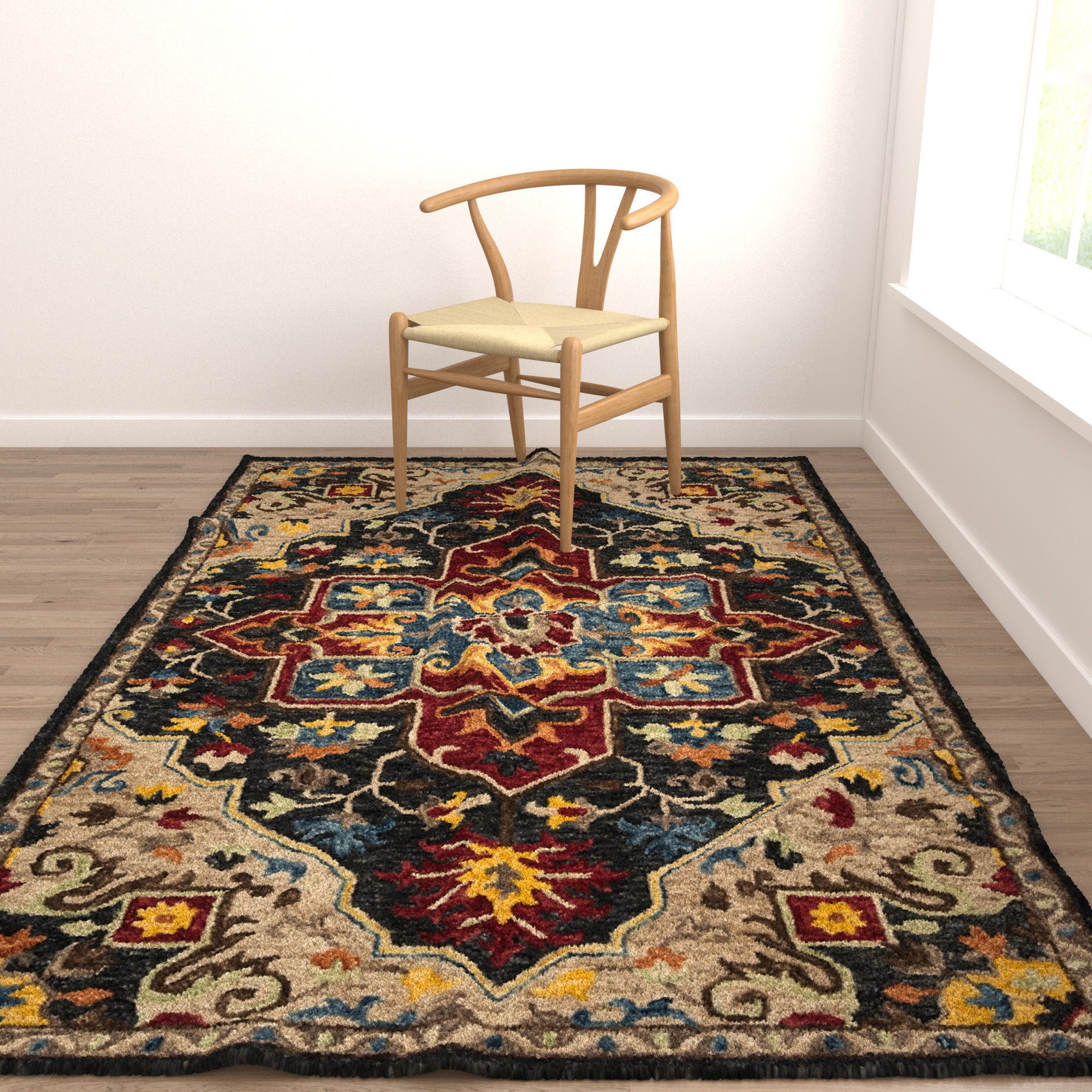 Rugs No 282 Low-poly 3D model_4
