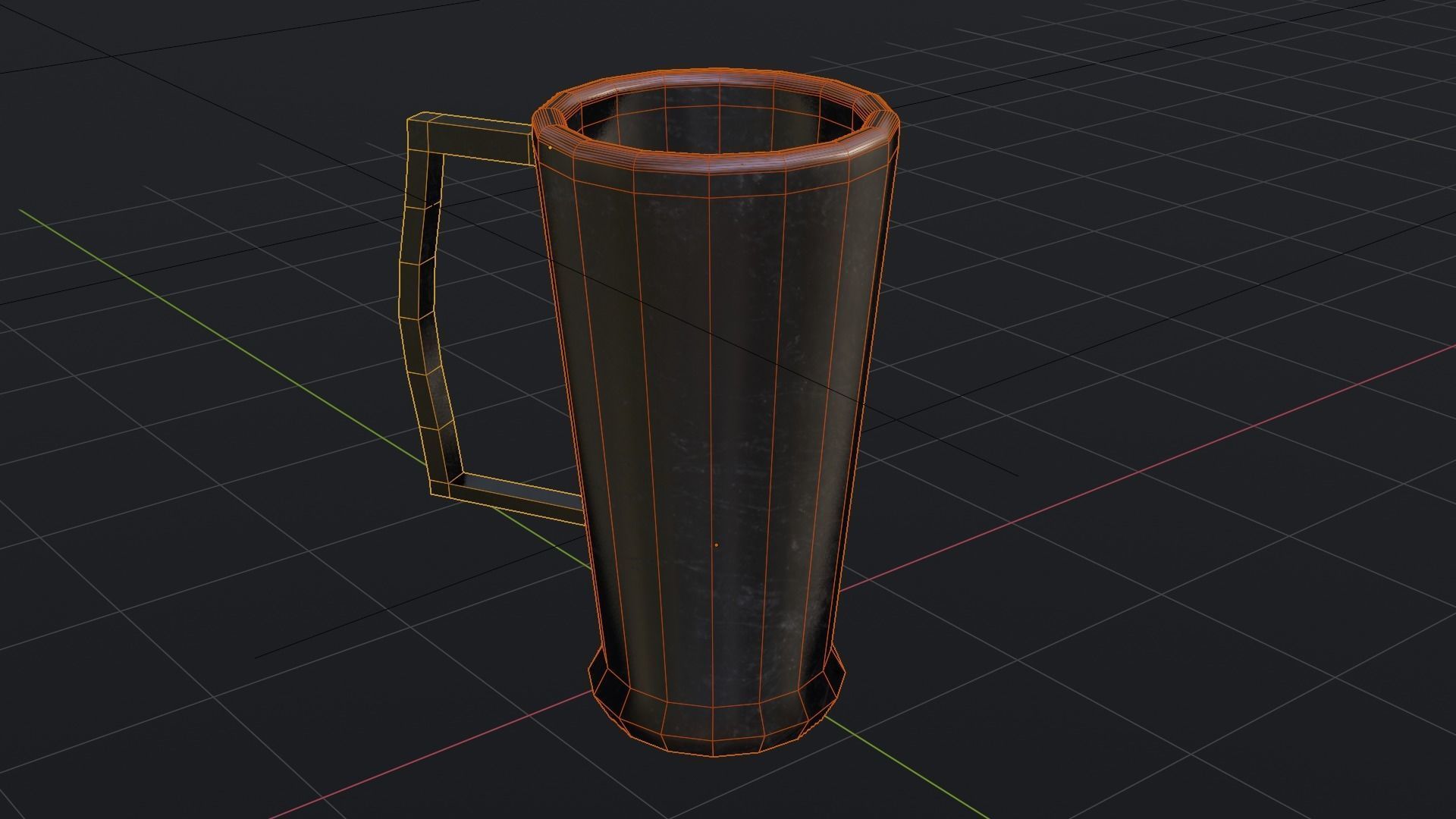 Medieval Glass Game Ready Low Poly 3D Model Low-poly 3D model_2