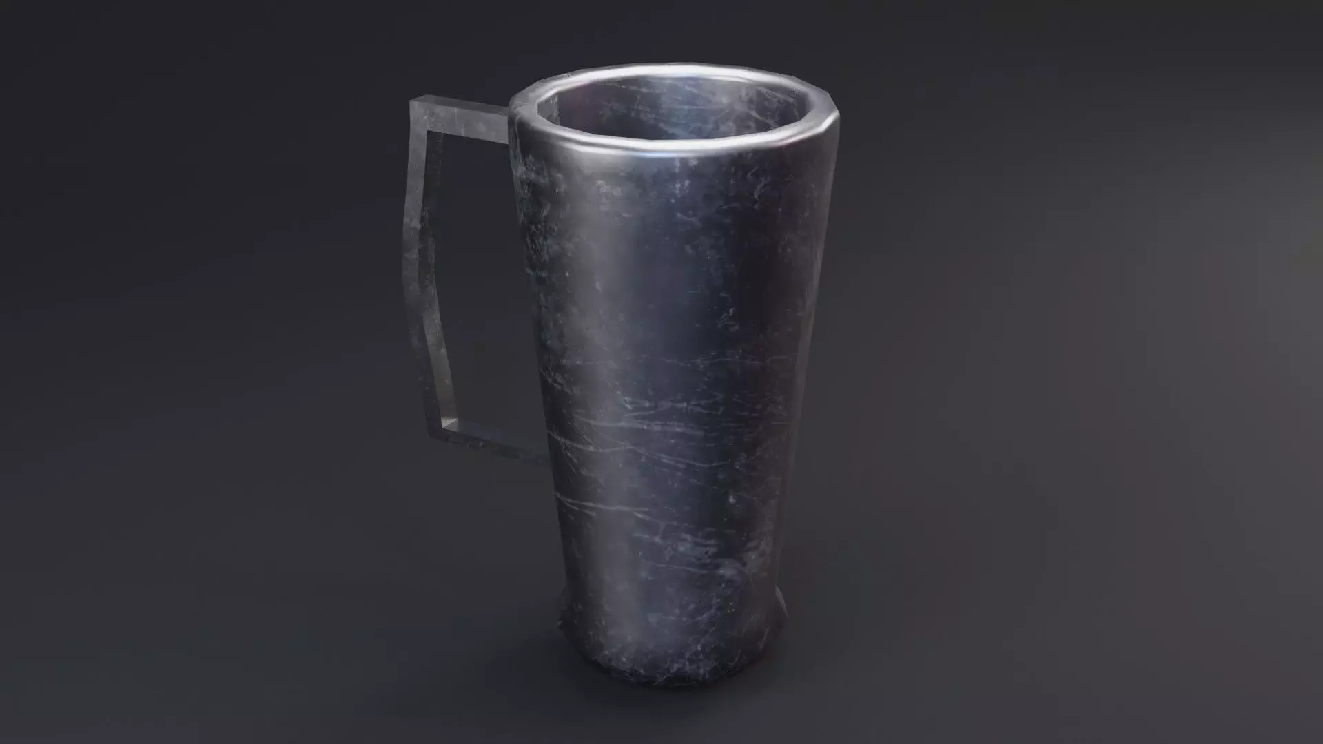 Medieval Glass Game Ready Low Poly 3D Model Low-poly 3D model_0
