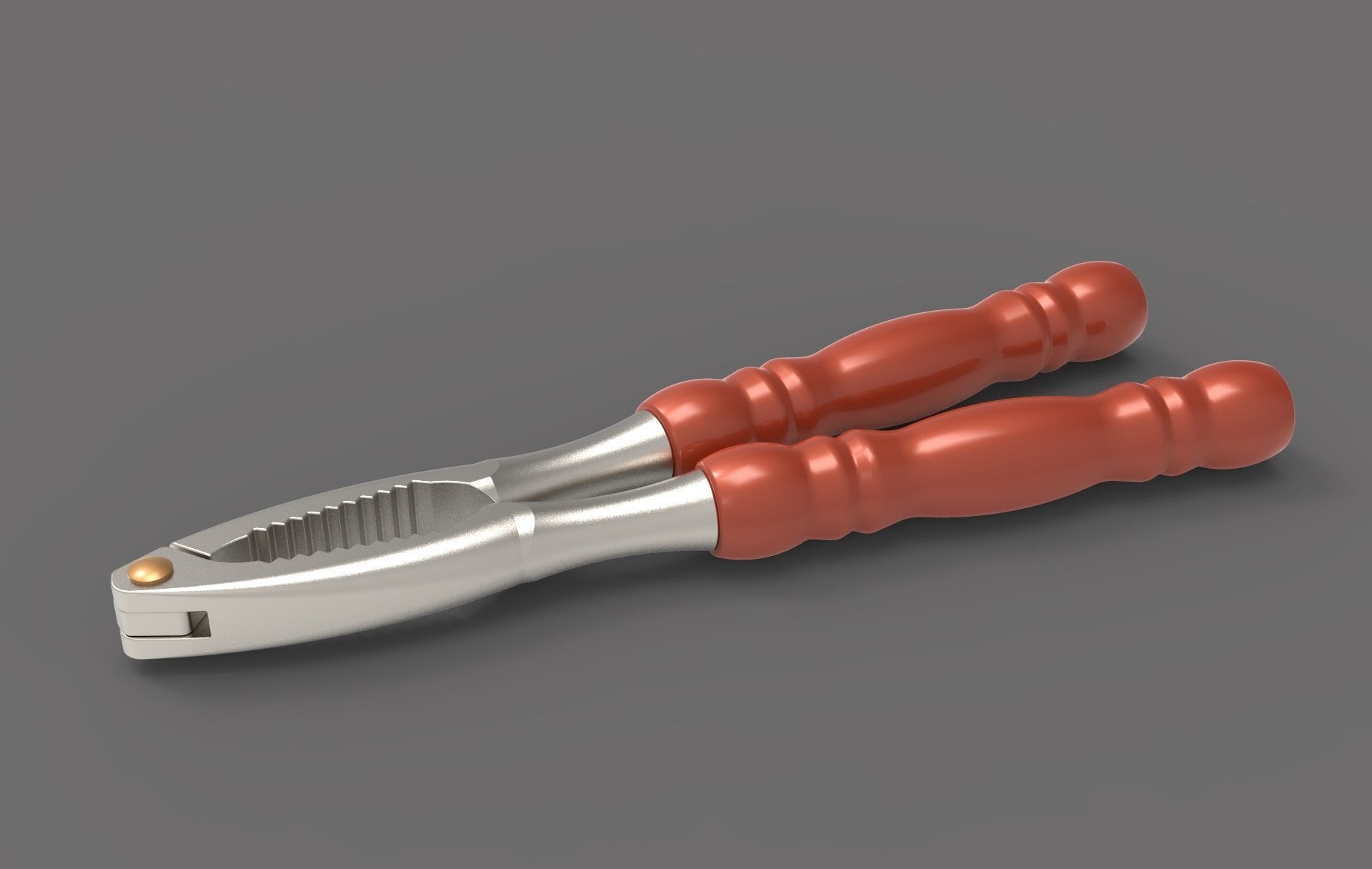 Nut Cracker - Walnut Cracker Hand Tool 3D model_4