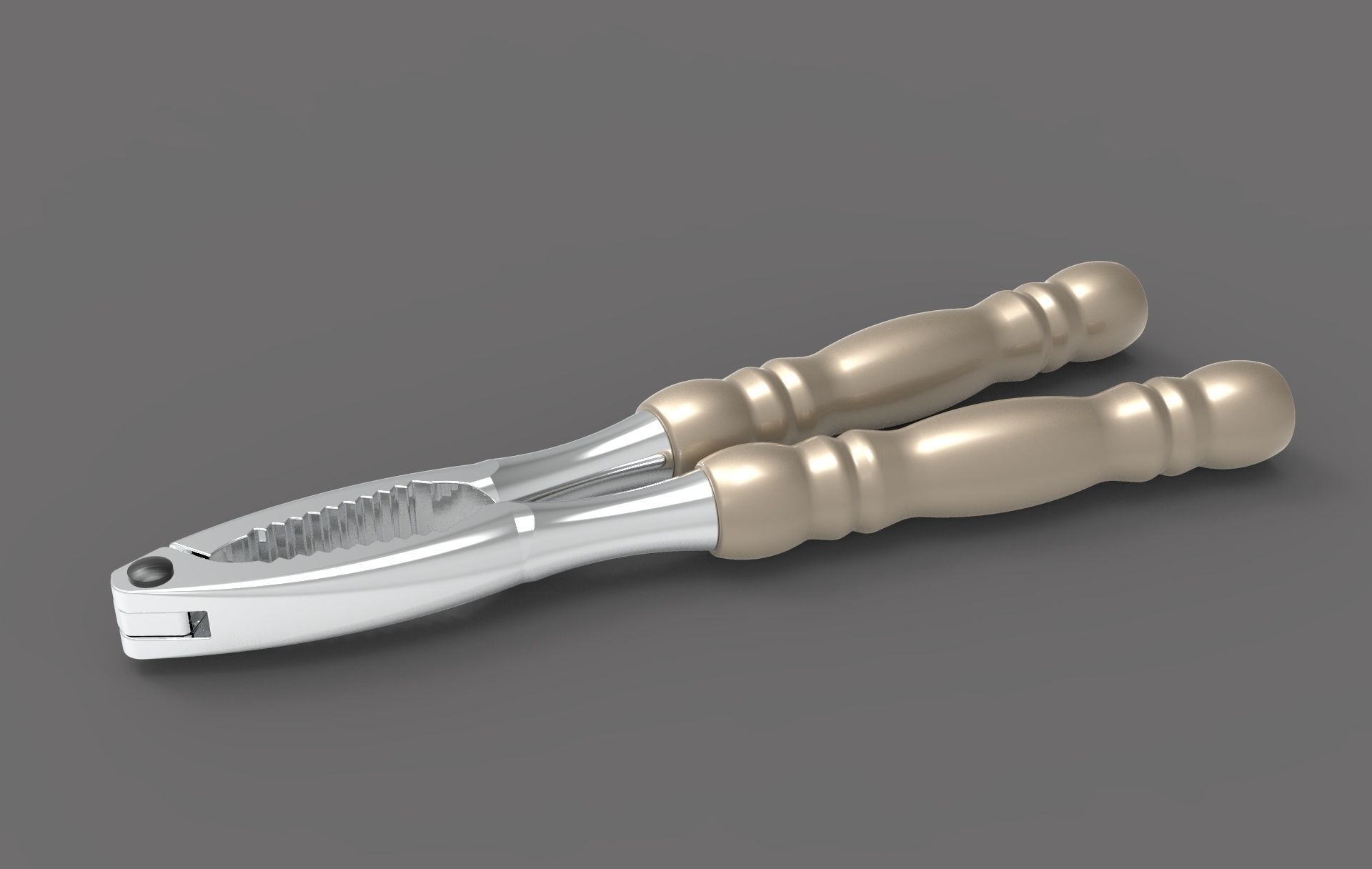 Nut Cracker - Walnut Cracker Hand Tool 3D model_6