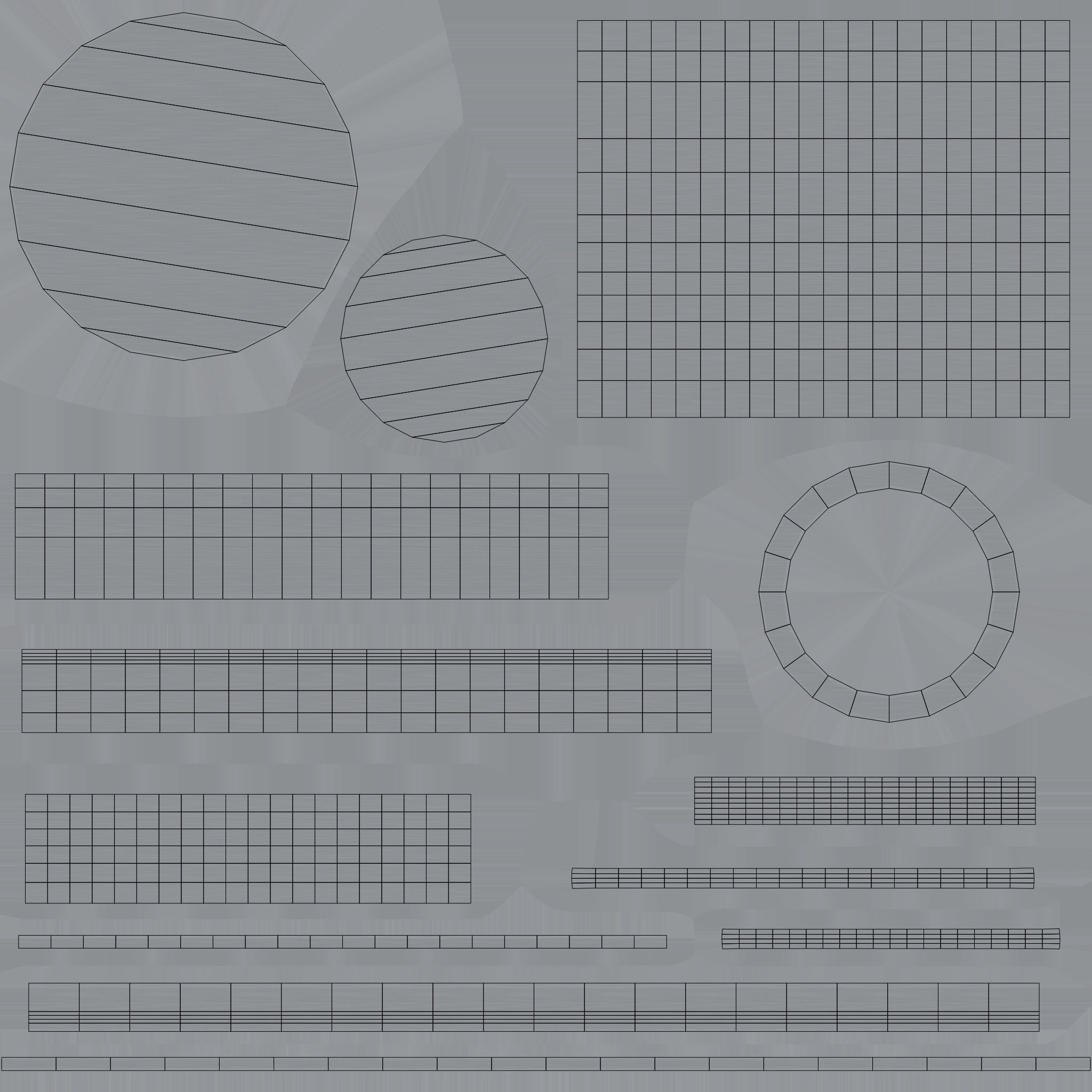 Candle Holder Low-poly 3D model_7