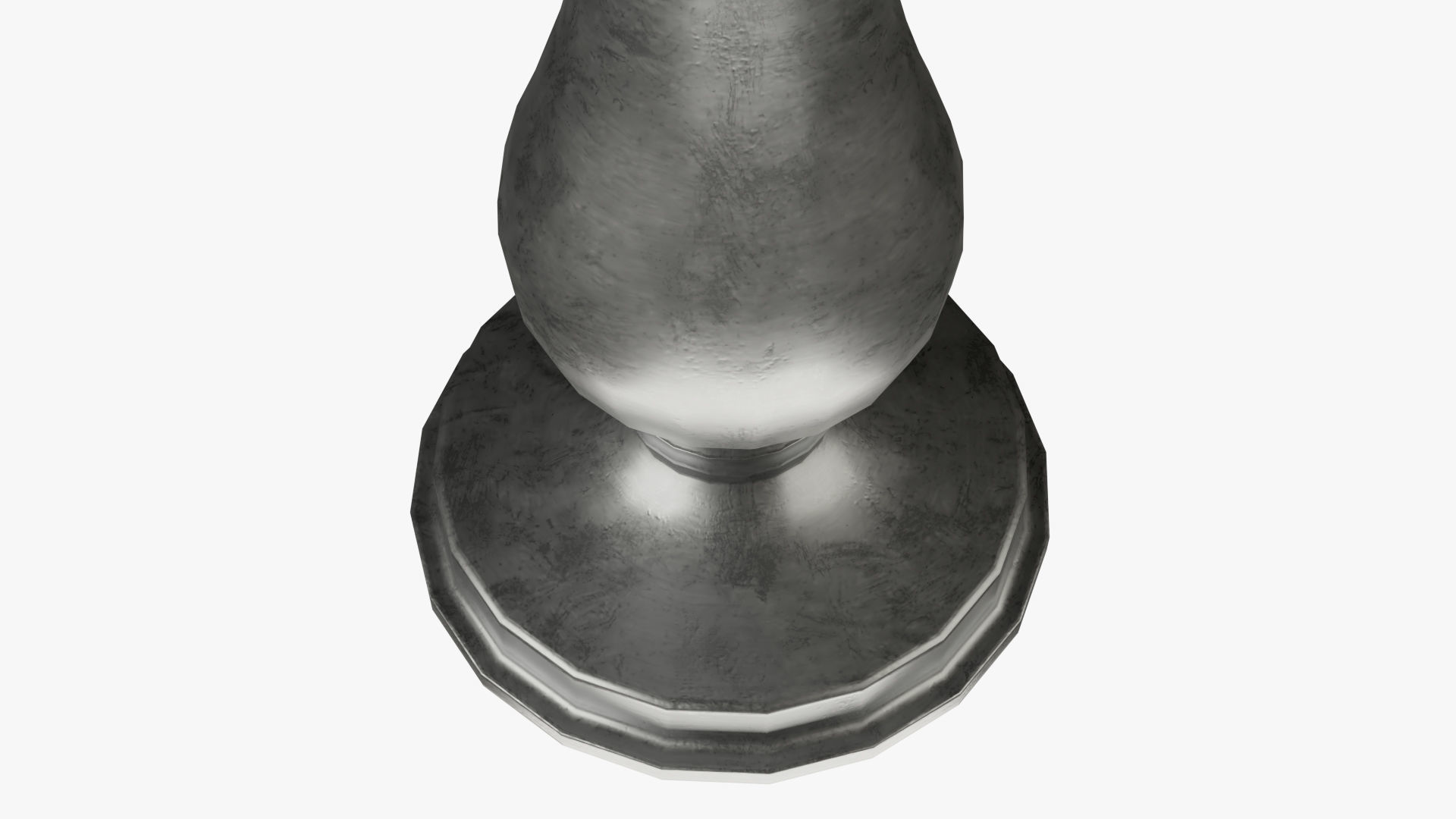 Candle Holder Low-poly 3D model_3