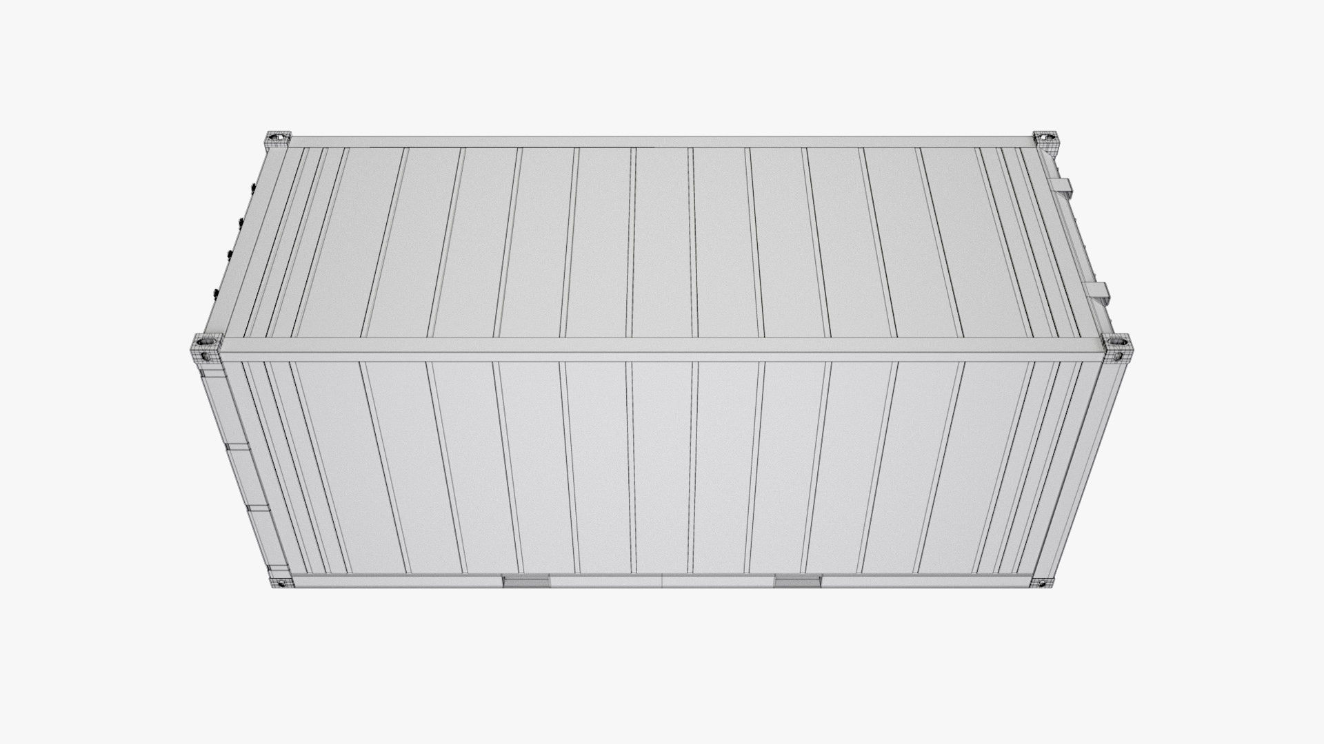 20 ft Refrigerated Shipping Container 3D model_15