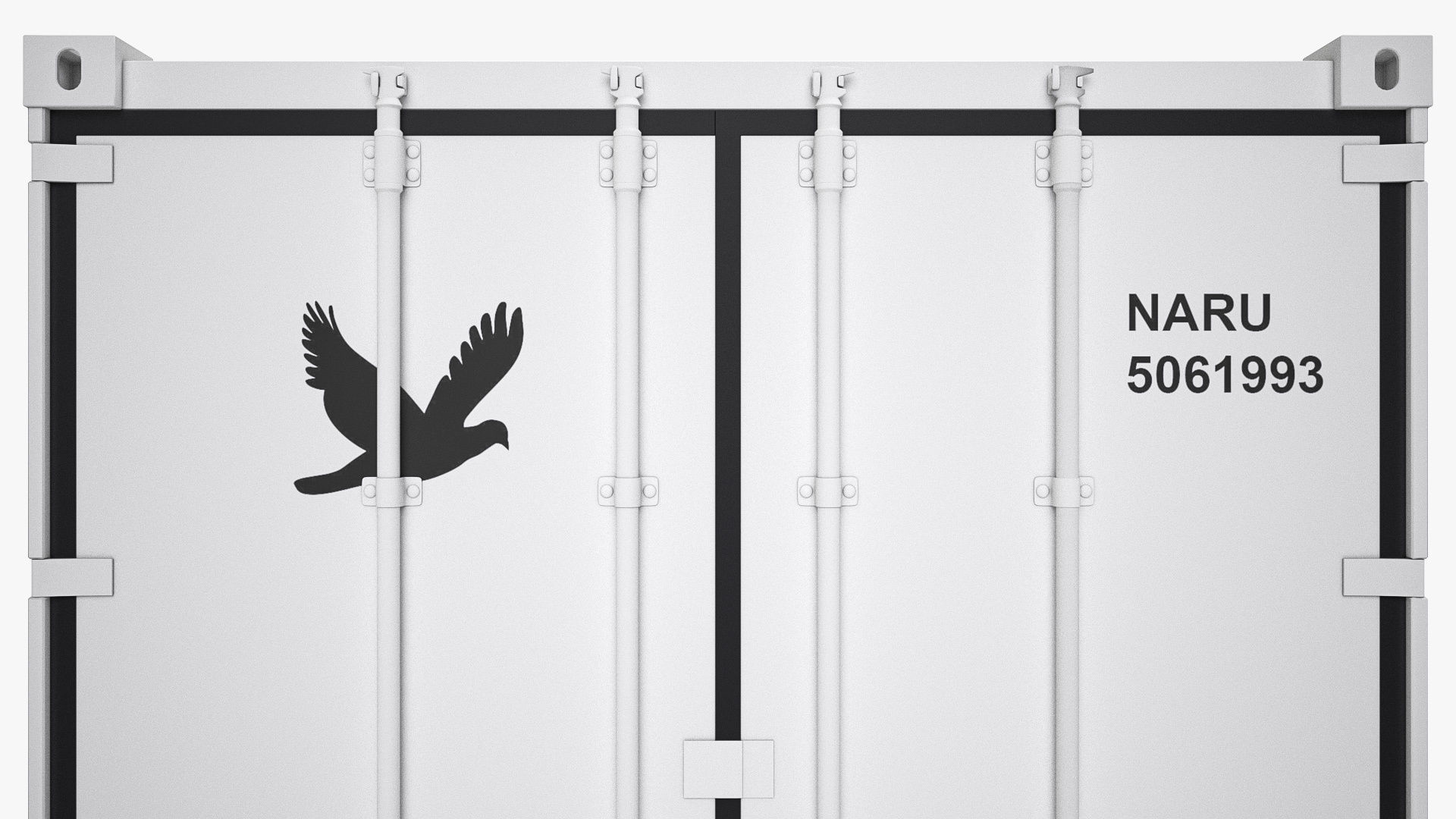 40 ft Refrigerated Shipping Container 3D model_9