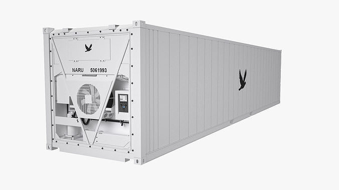 40 ft Refrigerated Shipping Container 3D model