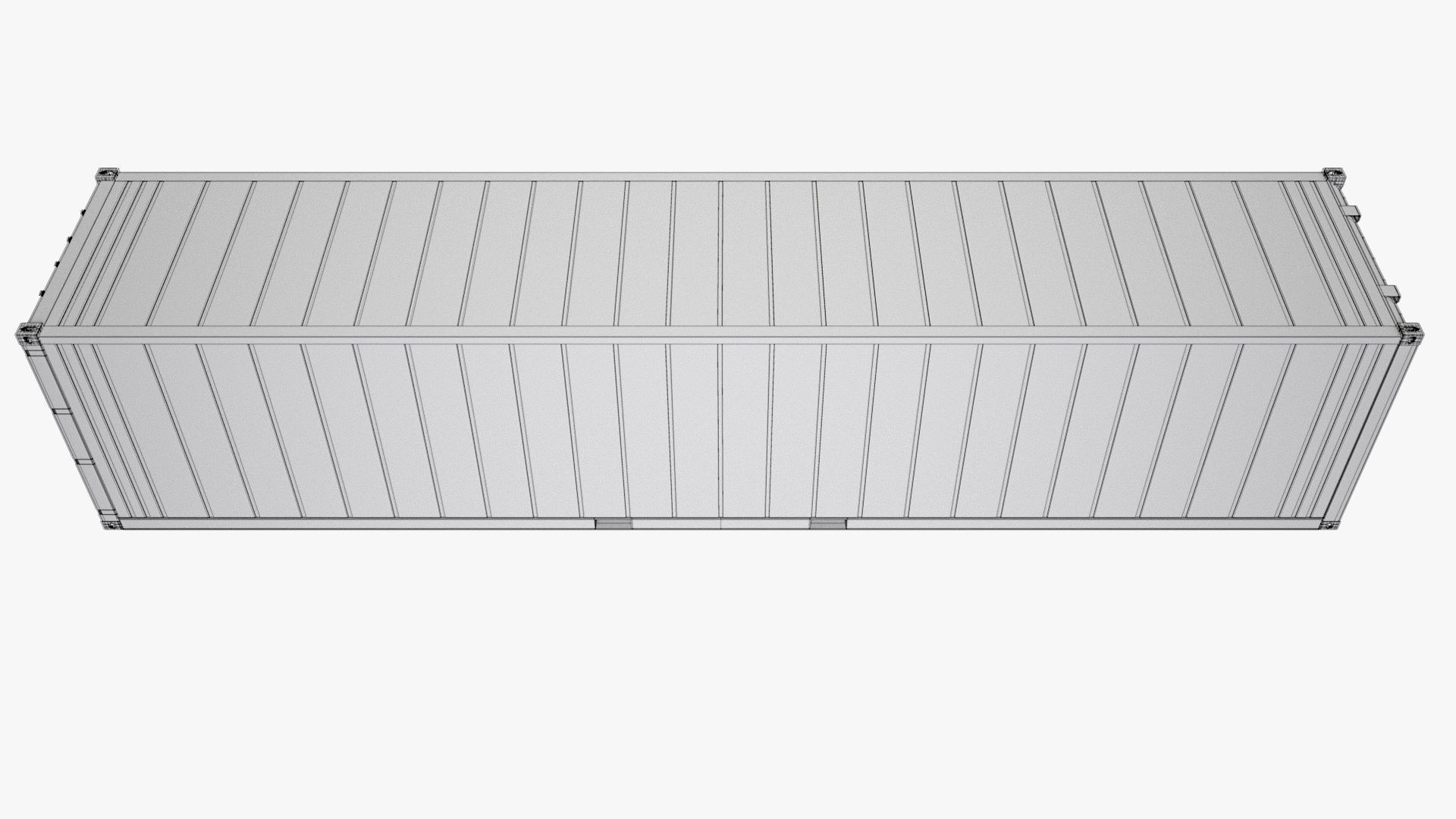40 ft Refrigerated Shipping Container 3D model_14