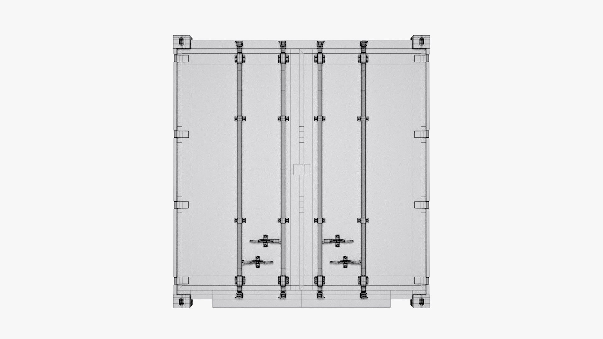 40 ft Refrigerated Shipping Container 3D model_15