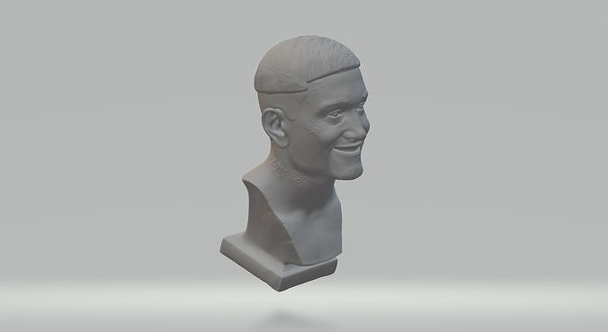 Morgenstern bust of basketball player 3D print model