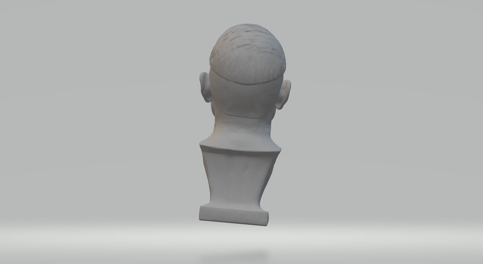 Morgenstern bust of basketball player 3D print model_1