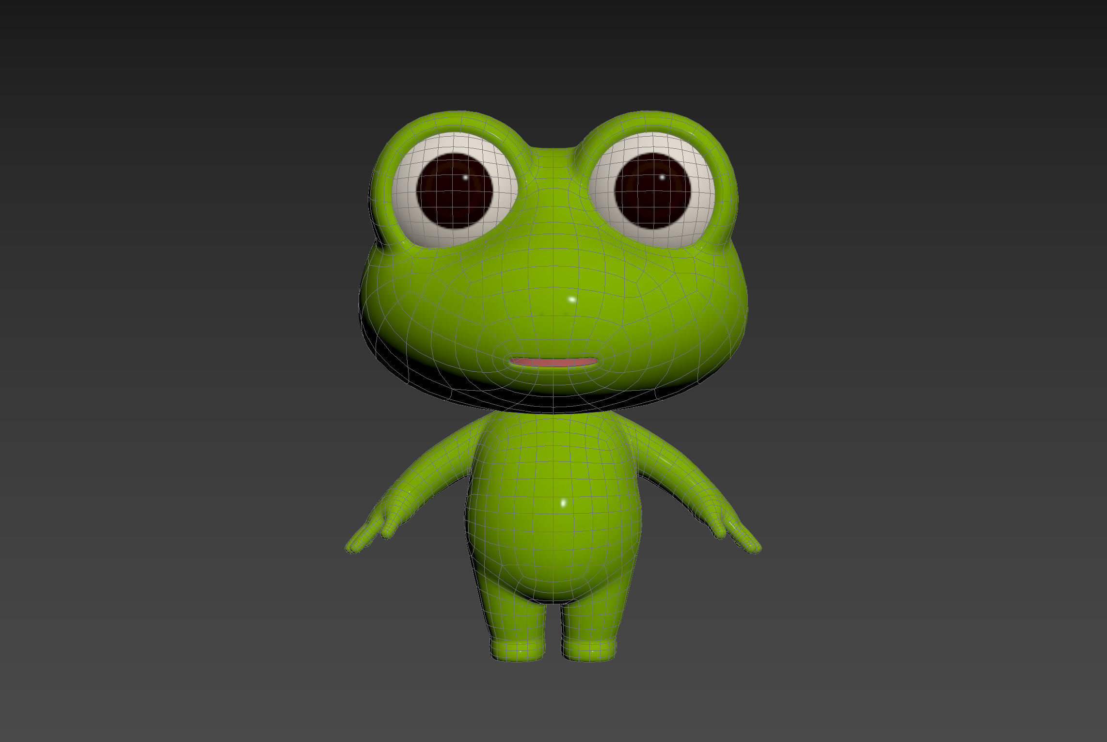 Character156 Frog 3D model_13