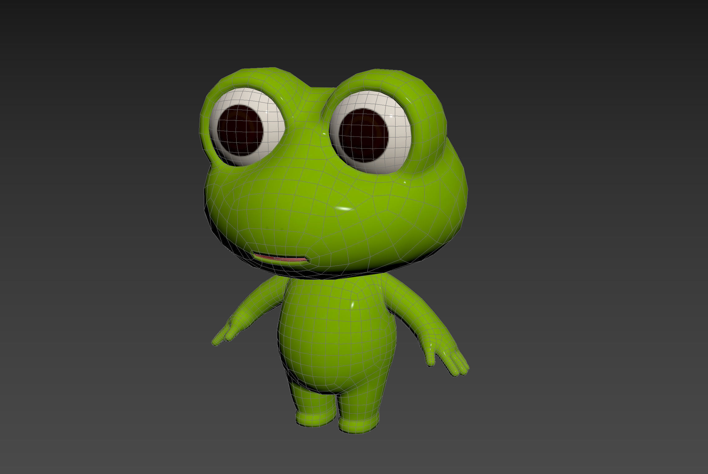 Character156 Frog 3D model_11