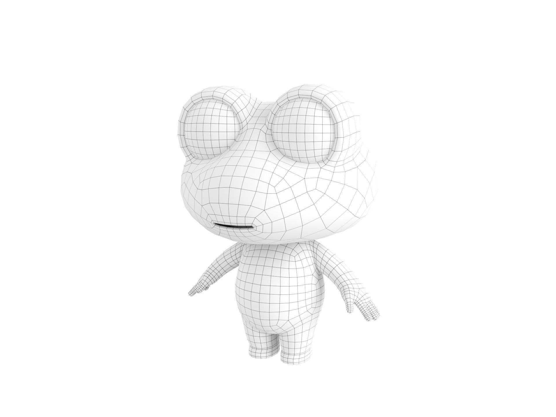 Character156 Frog 3D model_23