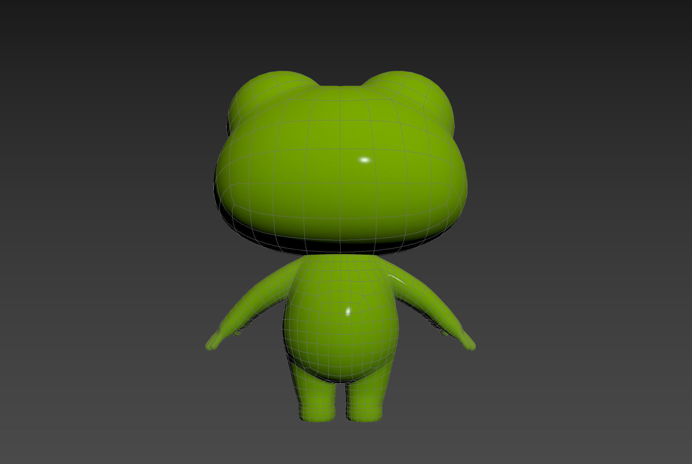 Character156 Frog 3D model_17