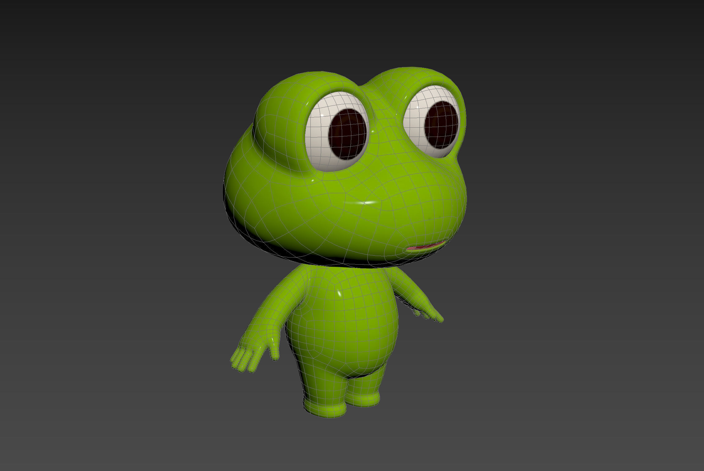 Character156 Frog 3D model_14