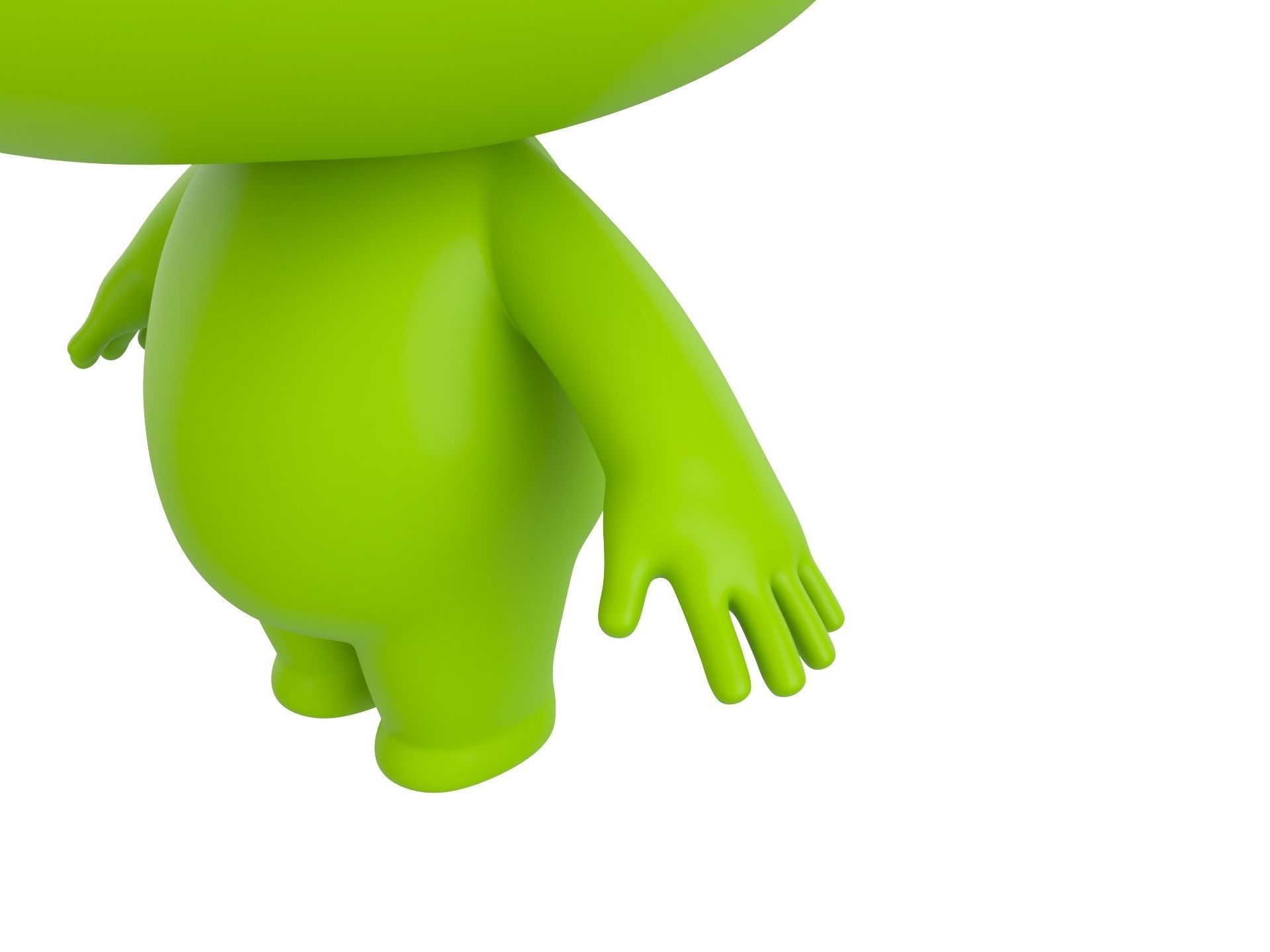 Character156 Frog 3D model_9