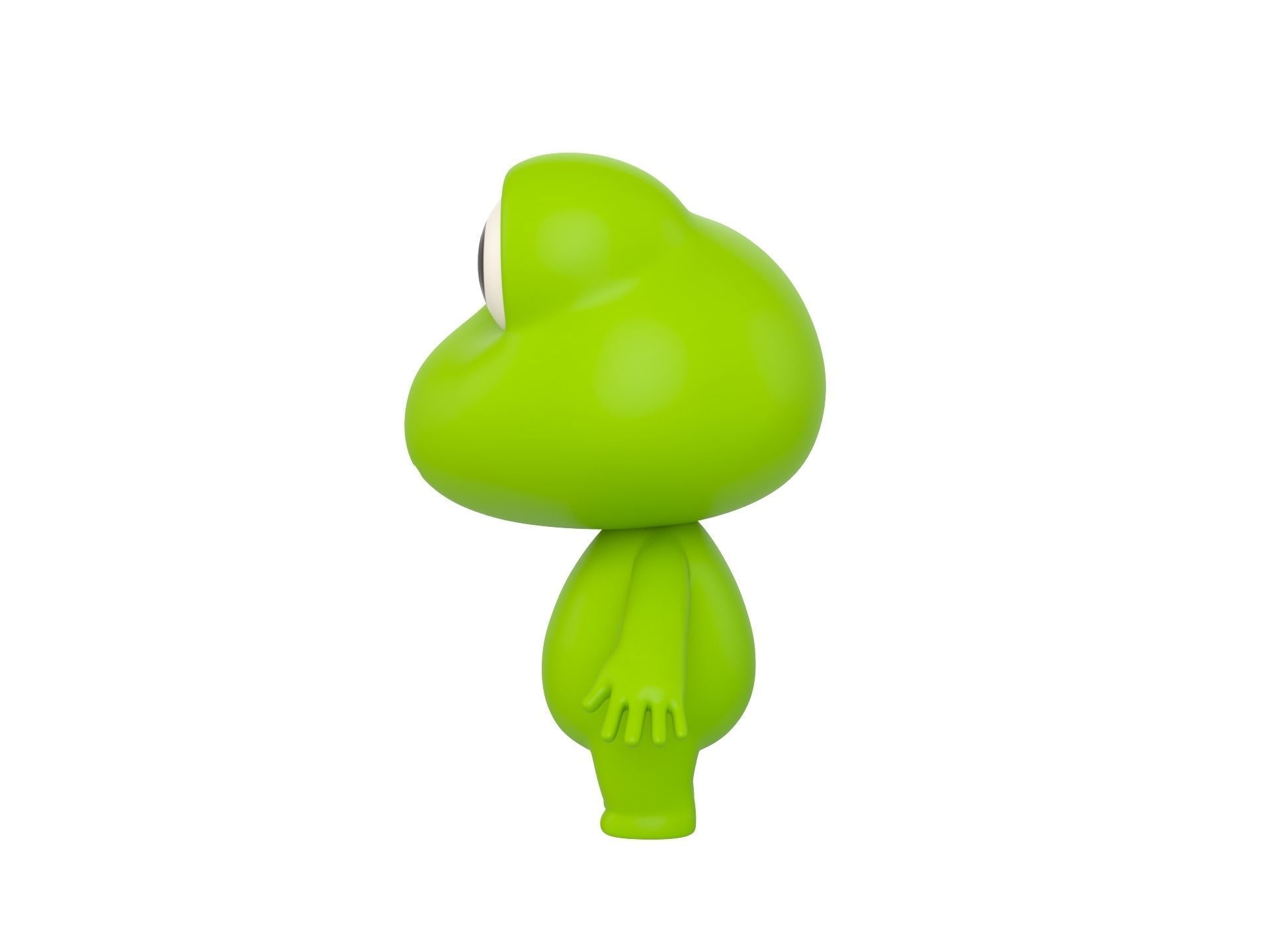 Character156 Frog 3D model_7