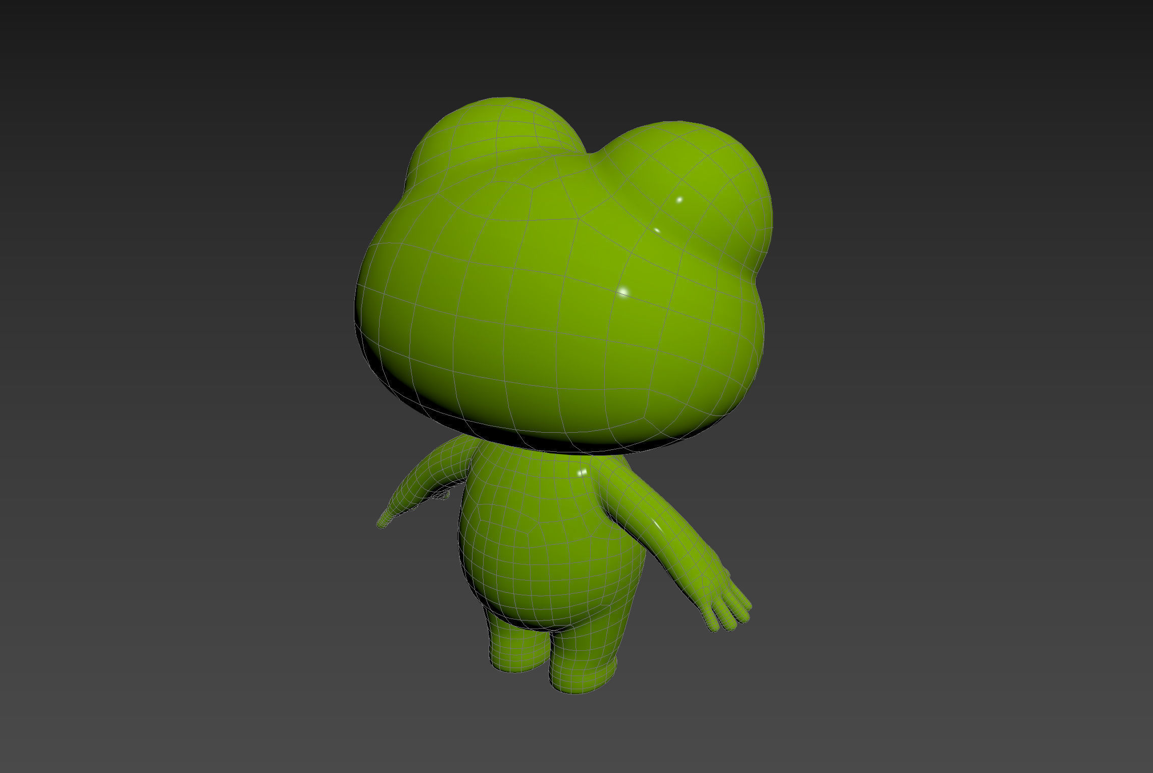 Character156 Frog 3D model_16