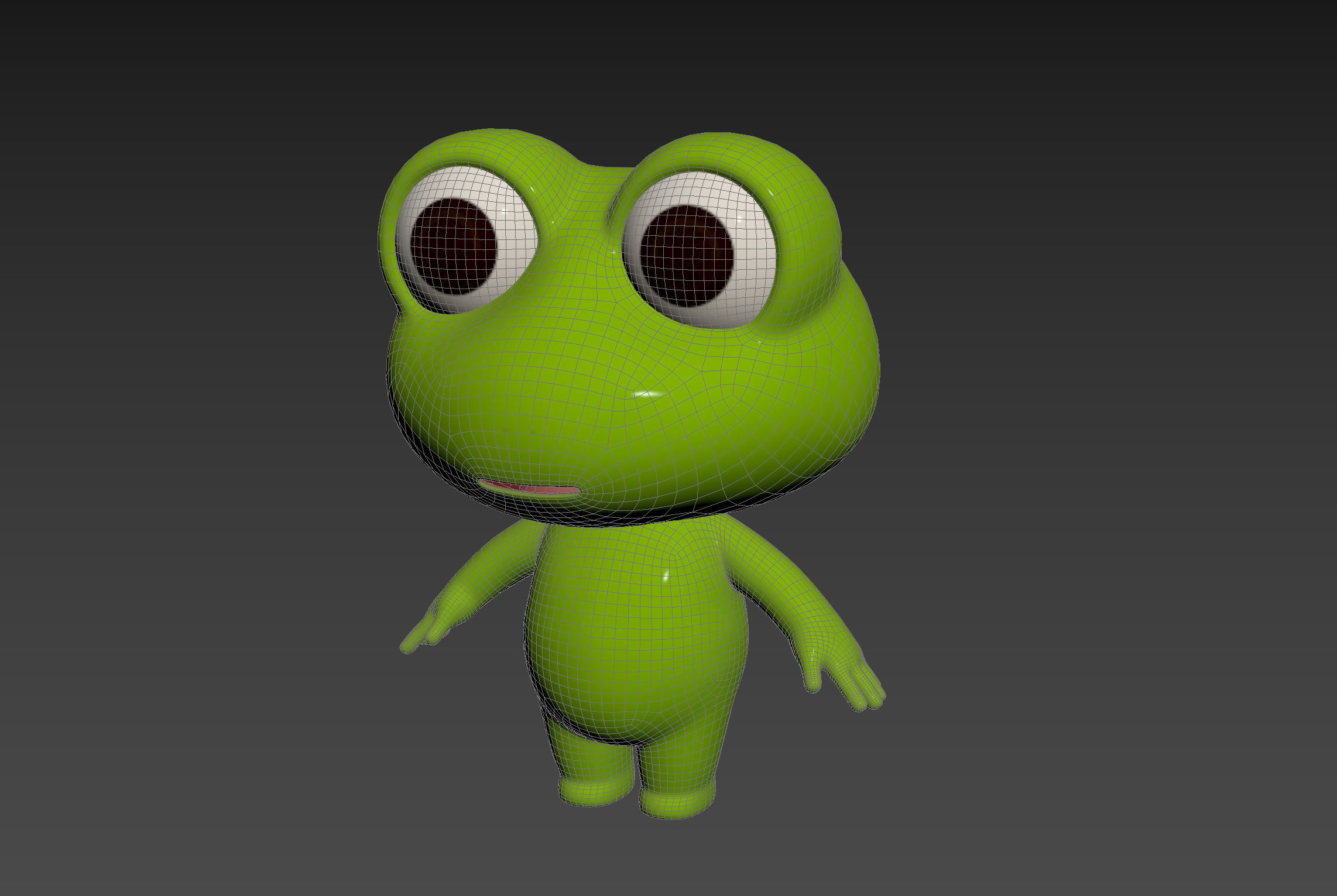 Character156 Frog 3D model_12