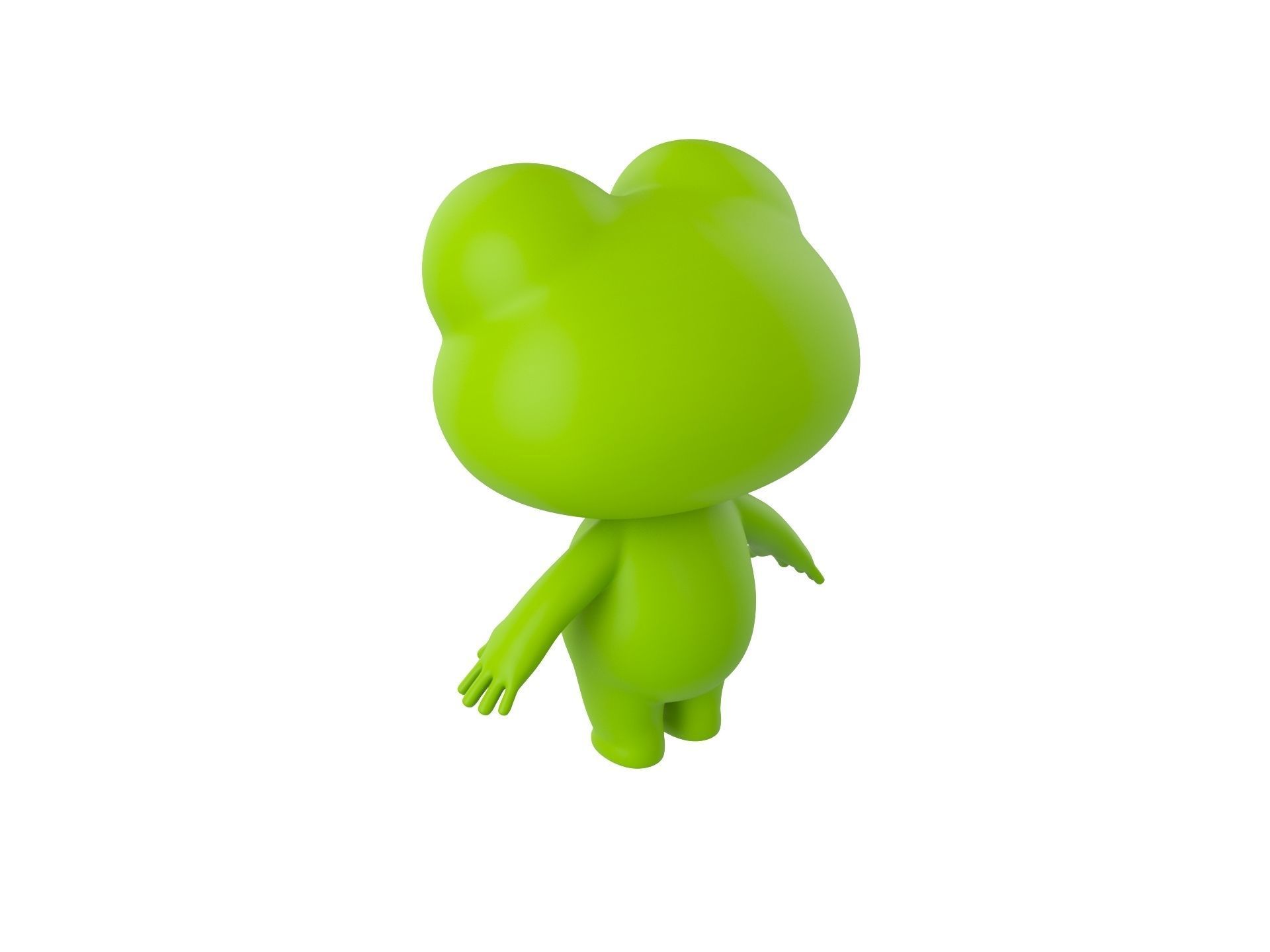 Character156 Frog 3D model_6