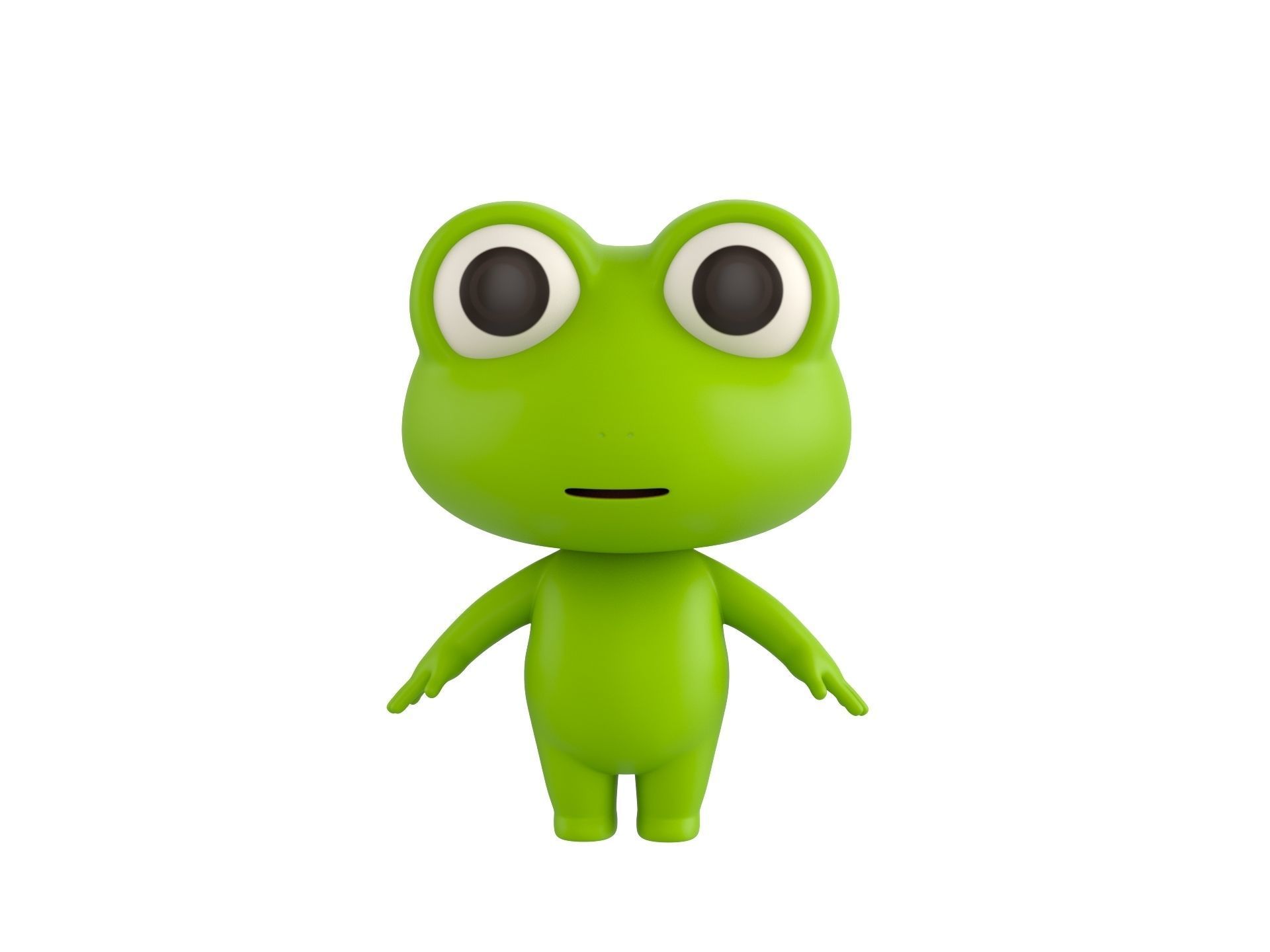 Character156 Frog 3D model_1