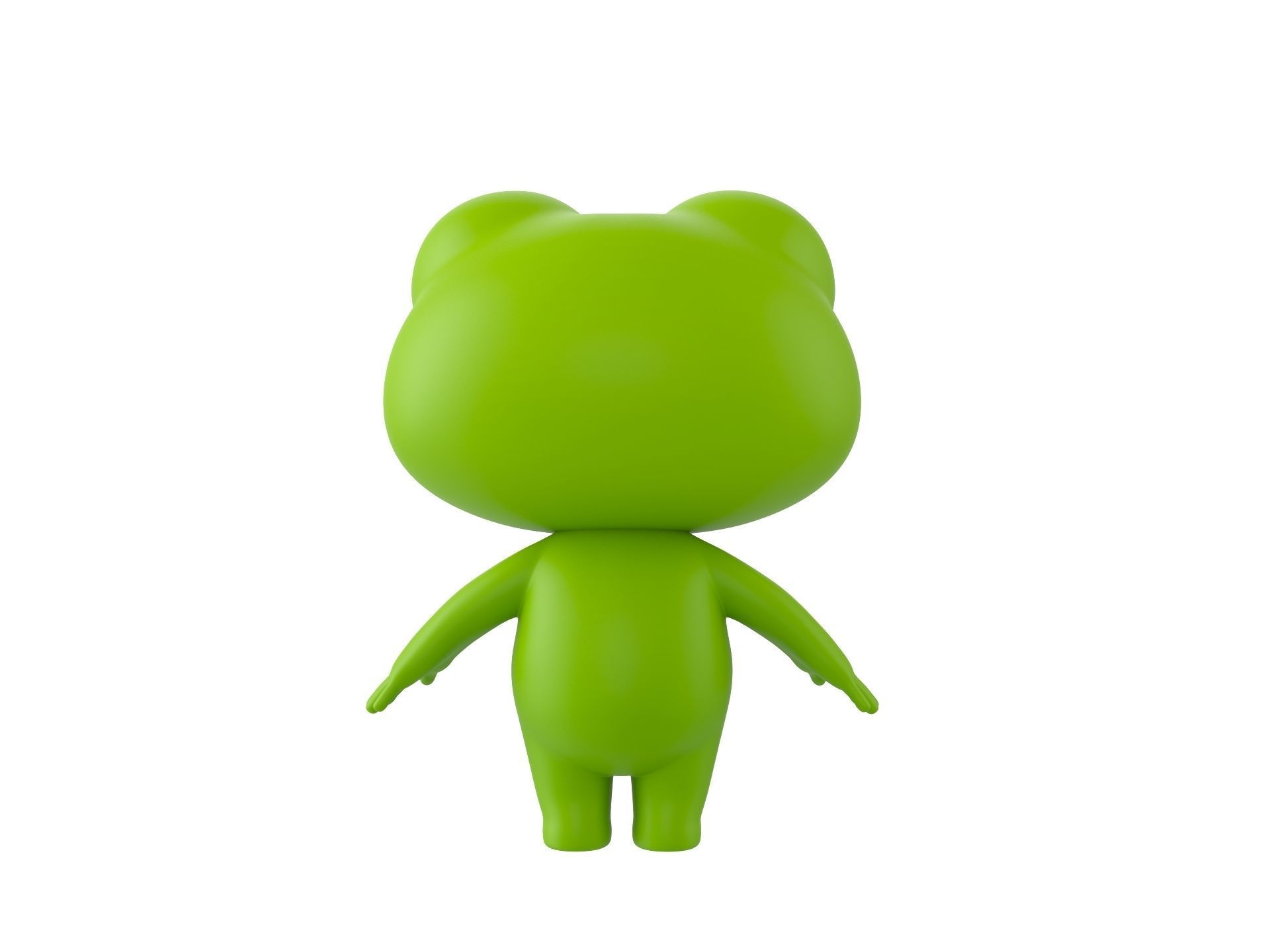 Character156 Frog 3D model_5