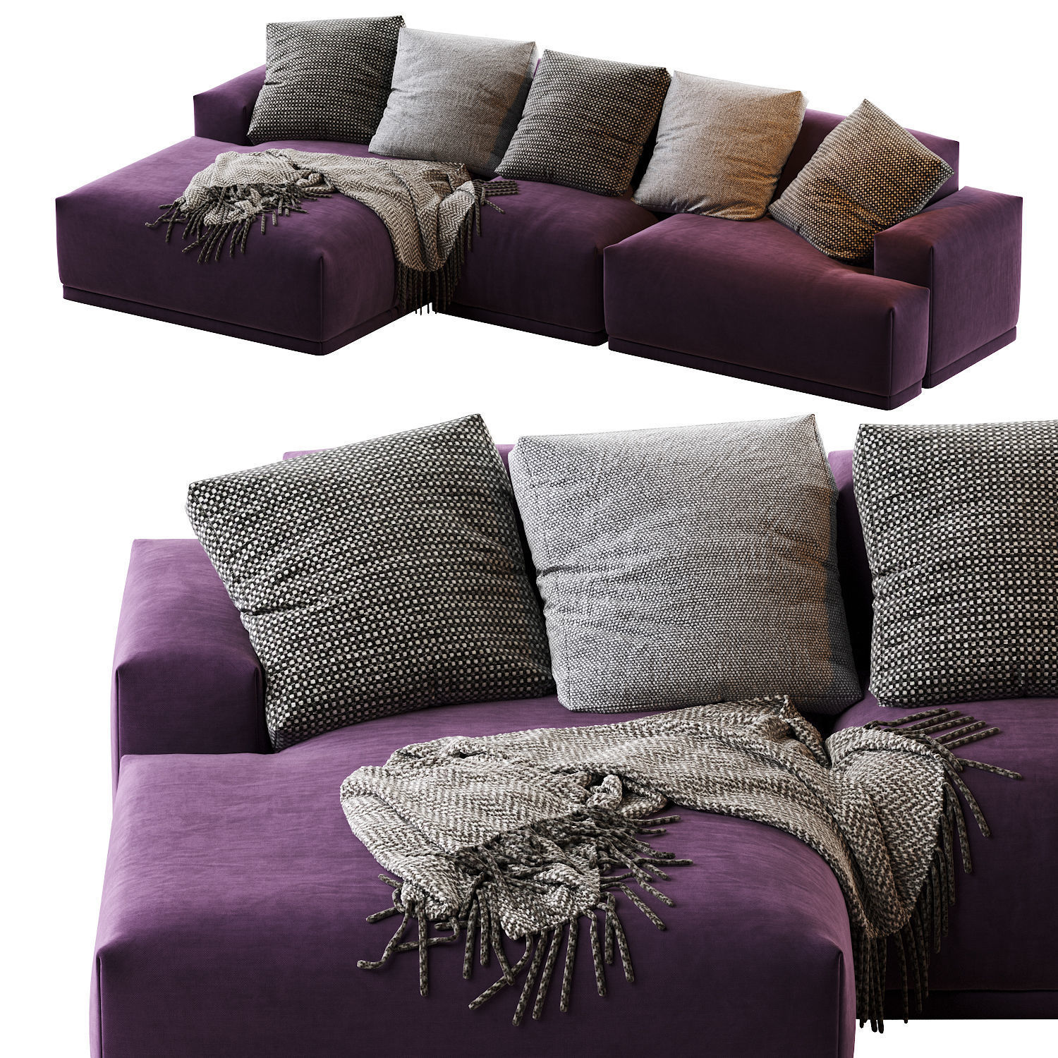 CONNECT MODULAR SOFA 3D model_3