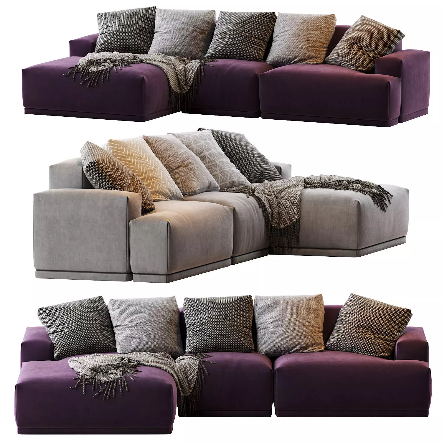 CONNECT MODULAR SOFA 3D model_0