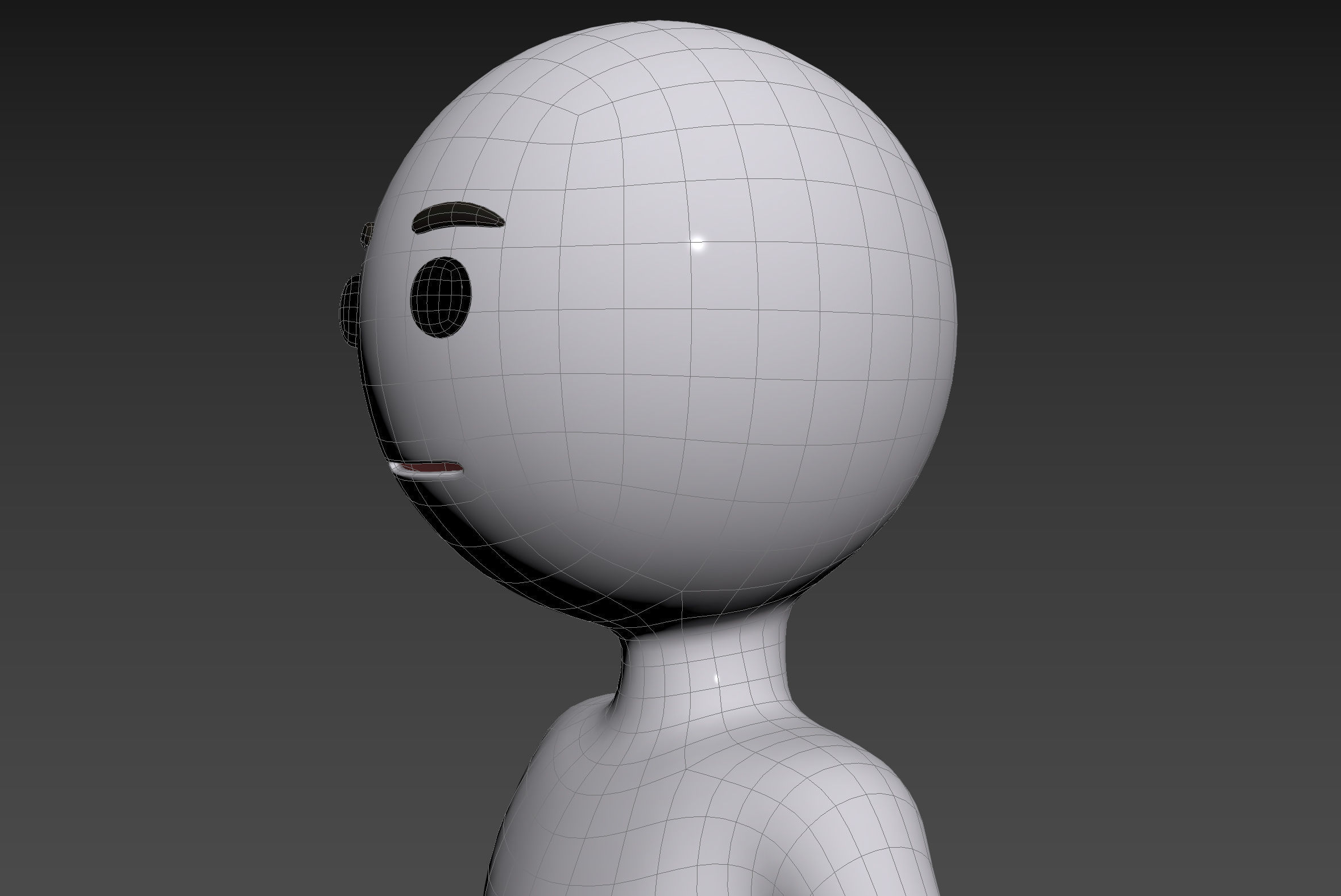 Character158 Stick Man 3D model_21