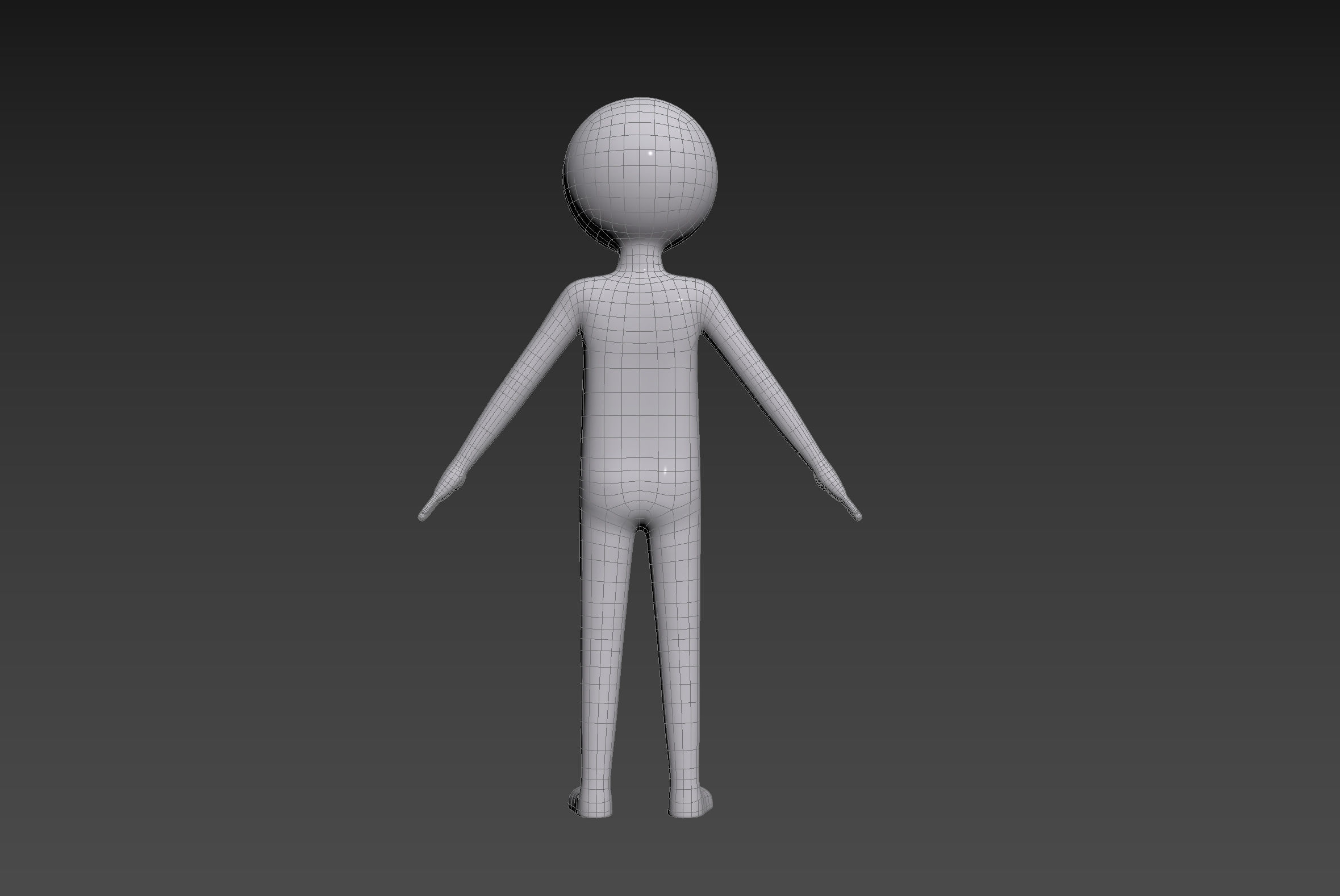 Character158 Stick Man 3D model_18
