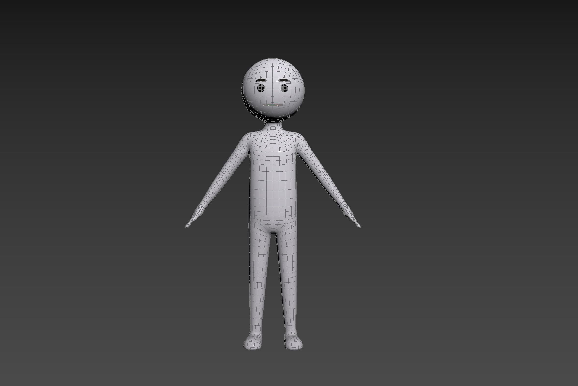 Character158 Stick Man 3D model_14