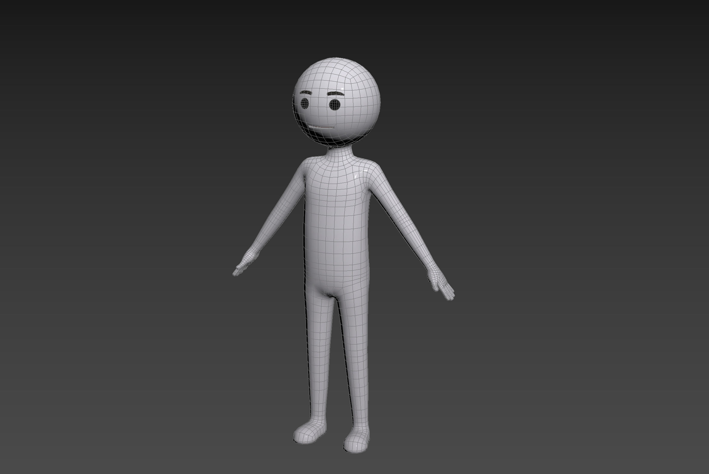 Character158 Stick Man 3D model_12