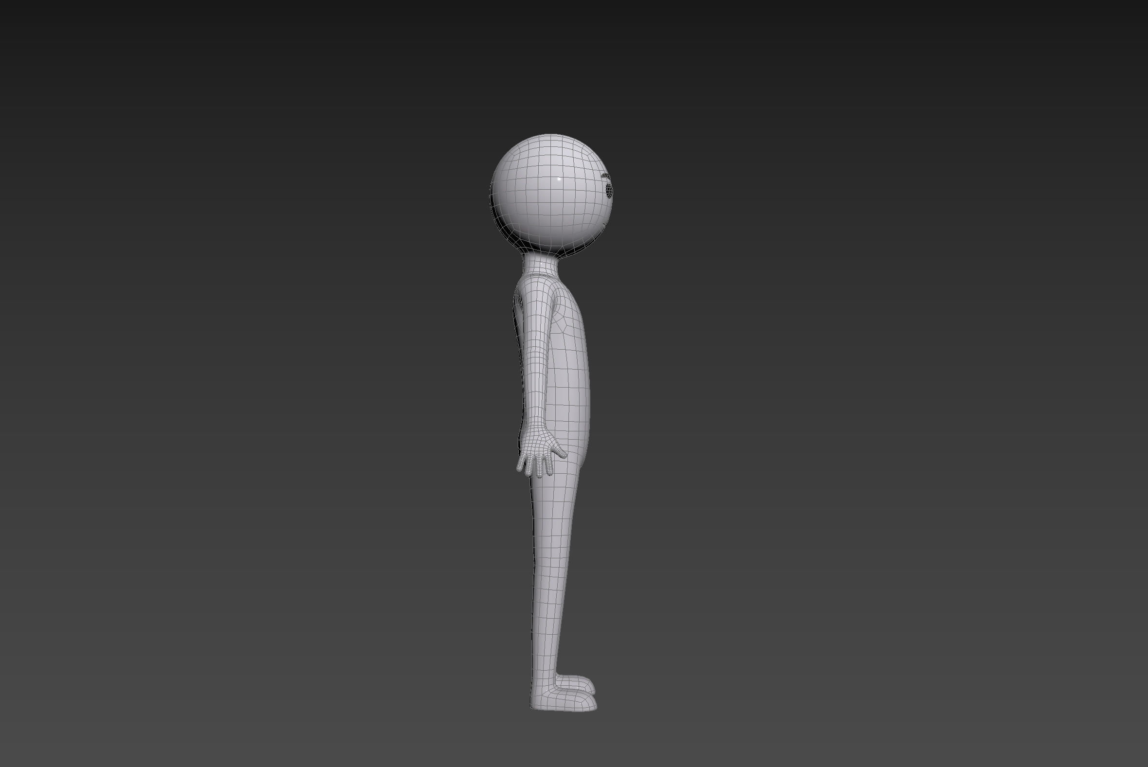 Character158 Stick Man 3D model_16